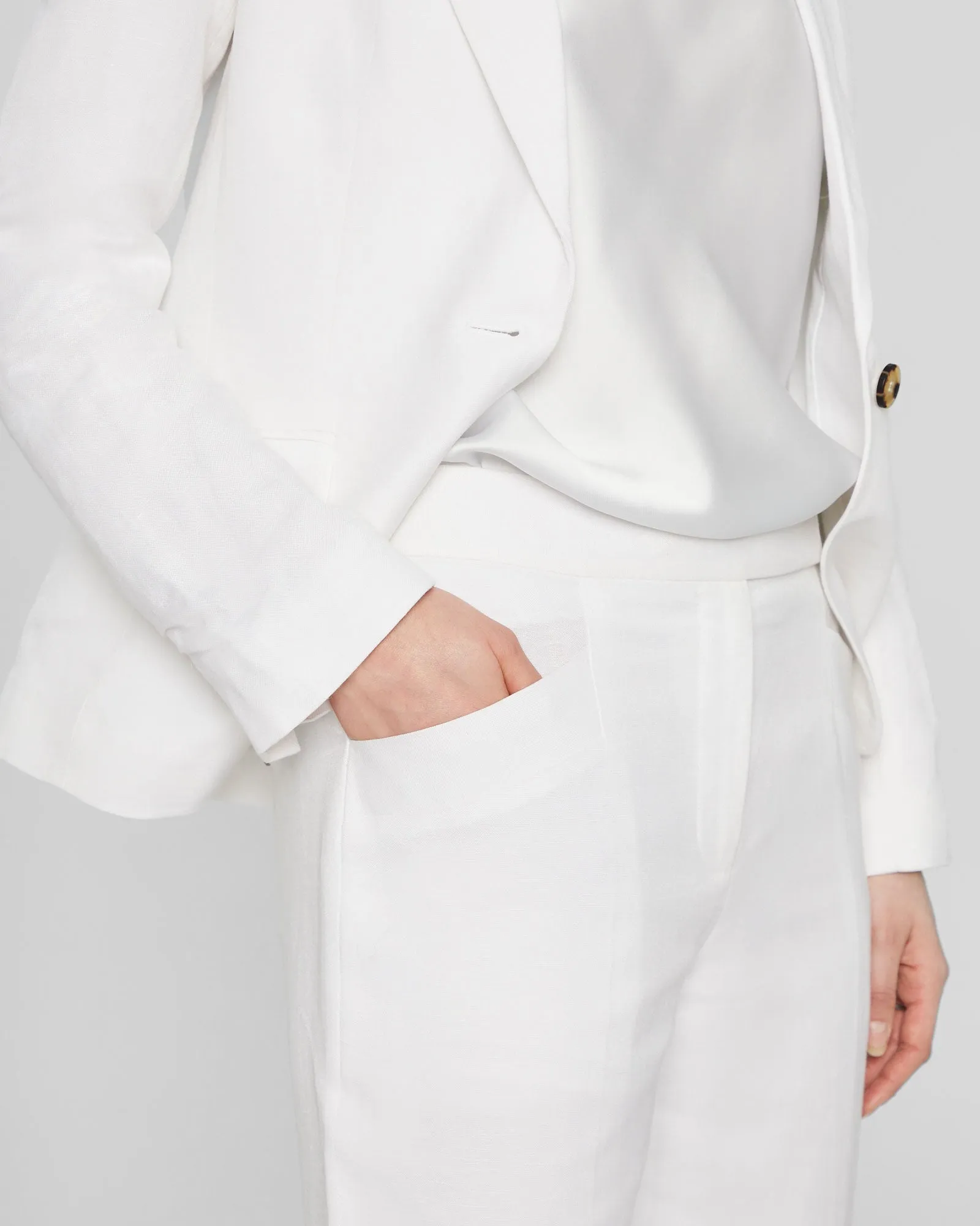 Linen Blend Trouser sold by Club Monaco product image thumbnail 3