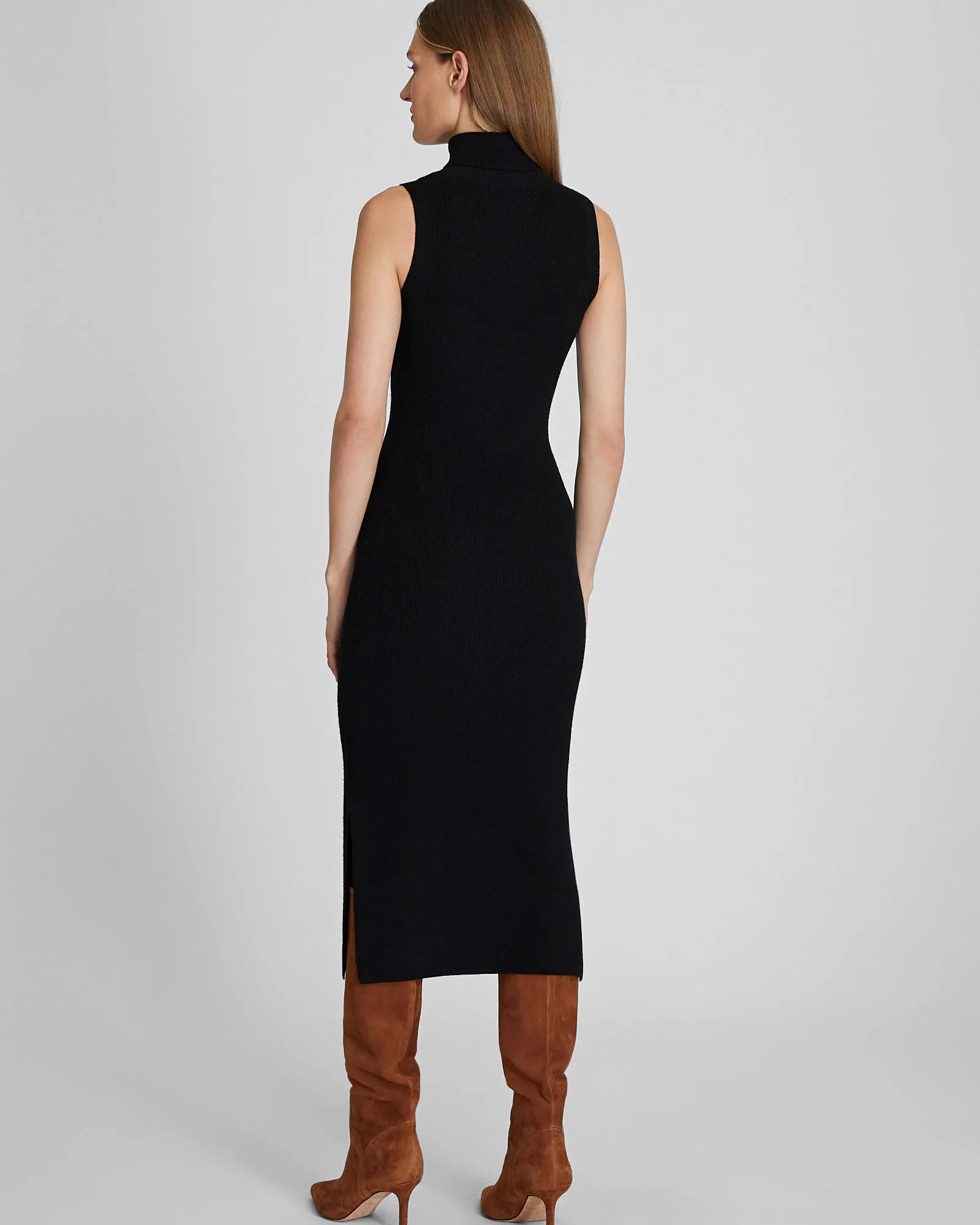 Sleeveless Merino Wool Turtleneck Midi Dress sold by Club Monaco product image thumbnail 2