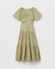 Tiered V-Neck Maxi Dress sold by Club Monaco