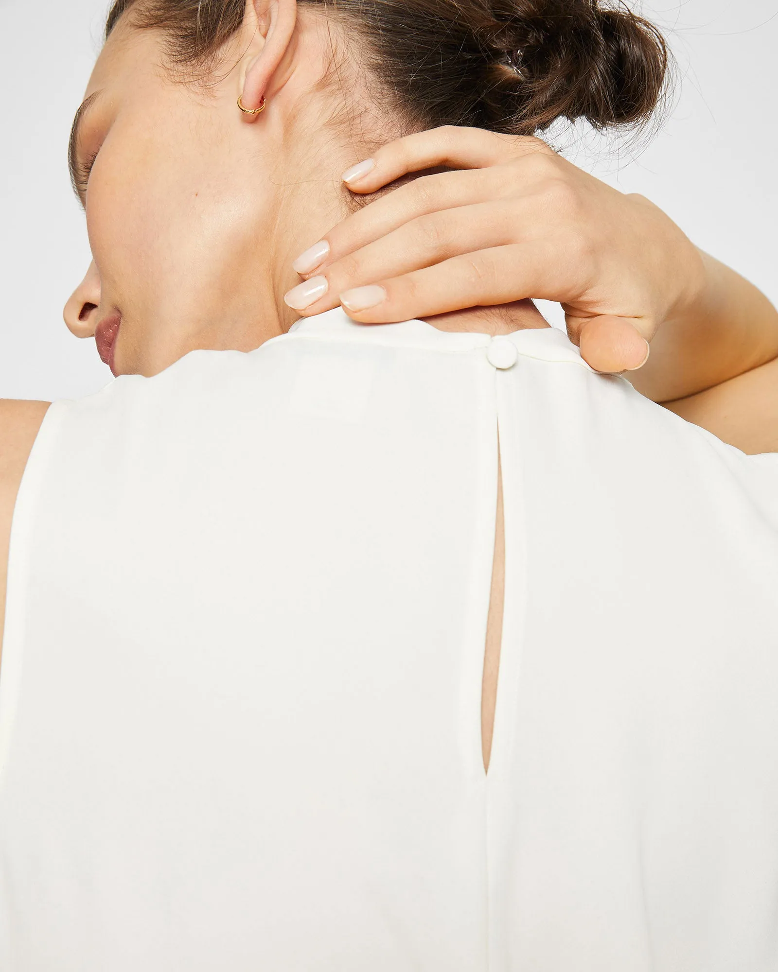 Sleeveless Twist Neck Top sold by Club Monaco product image thumbnail 4