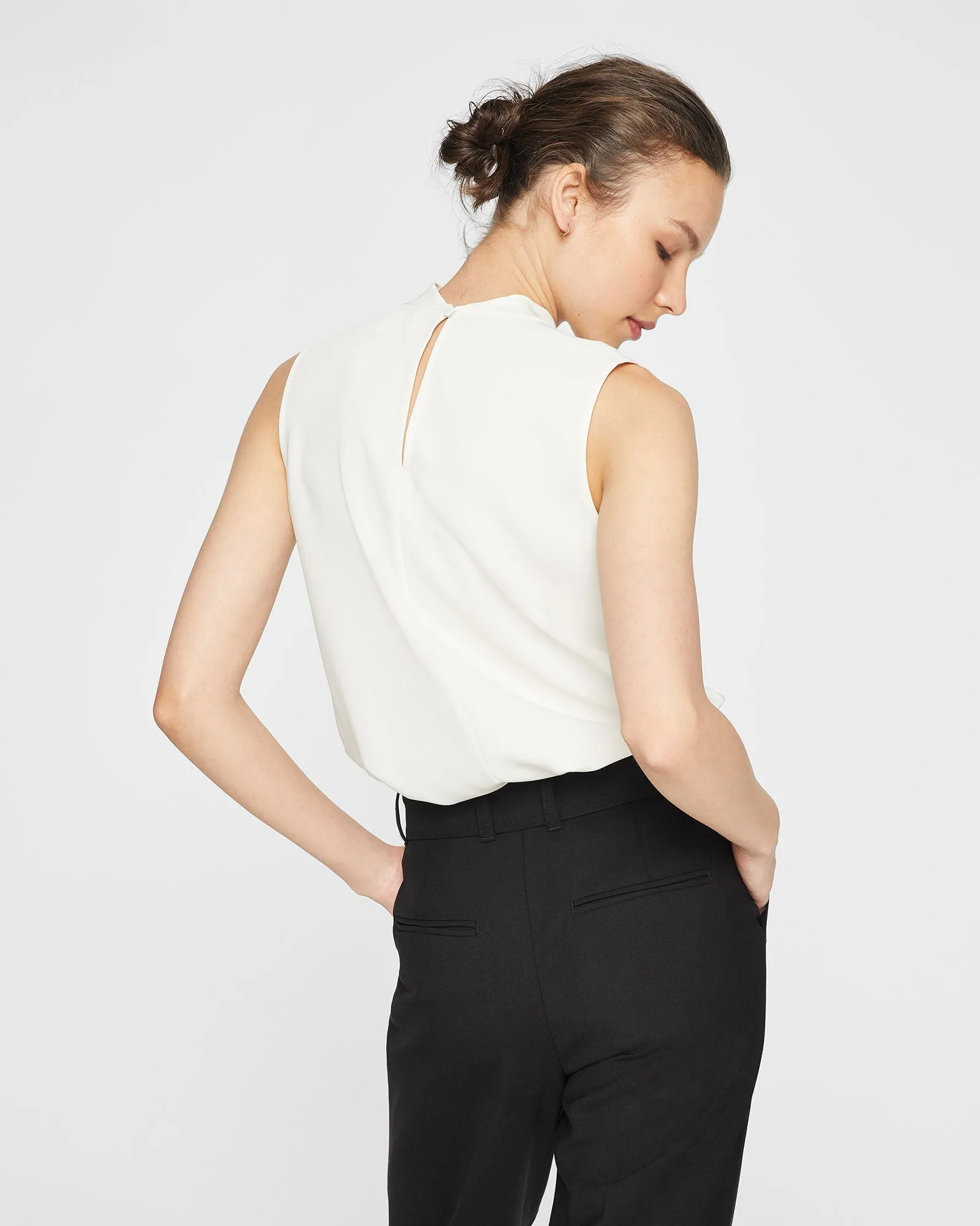 Sleeveless Twist Neck Top sold by Club Monaco product image thumbnail 2