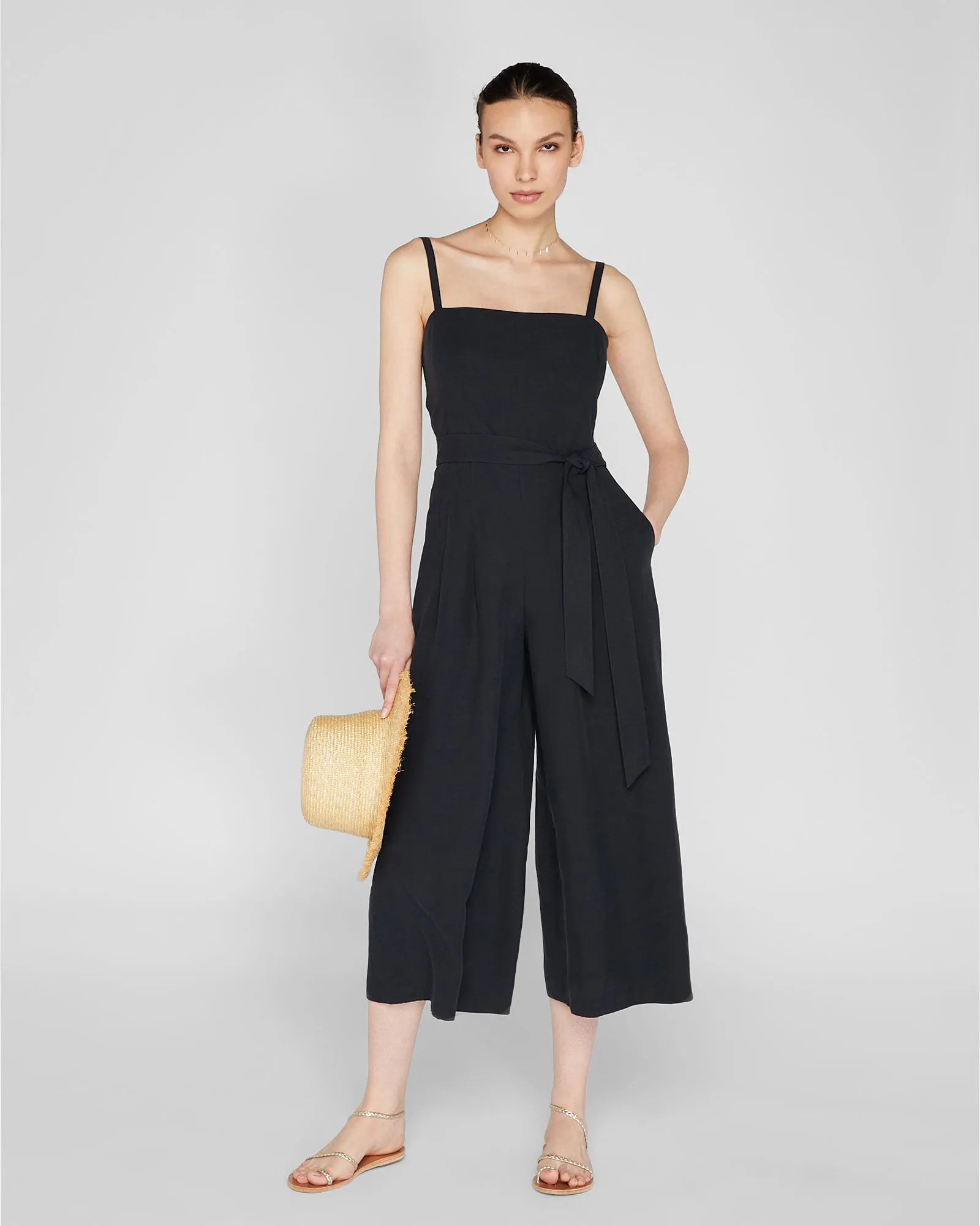 Square Neck Jumpsuit sold by Club Monaco