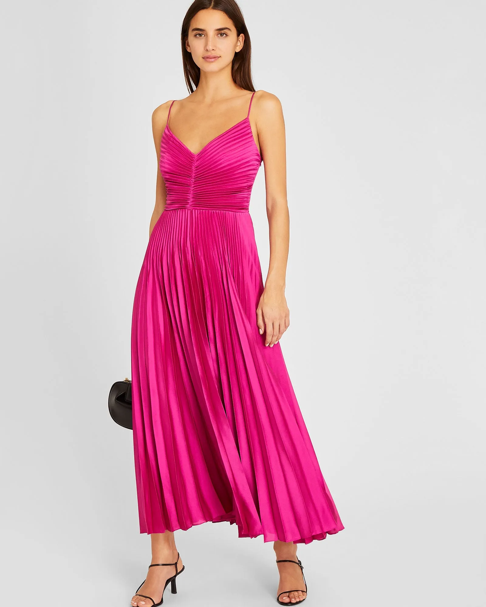 Sleeveless Pleated Midi Dress sold by Club Monaco