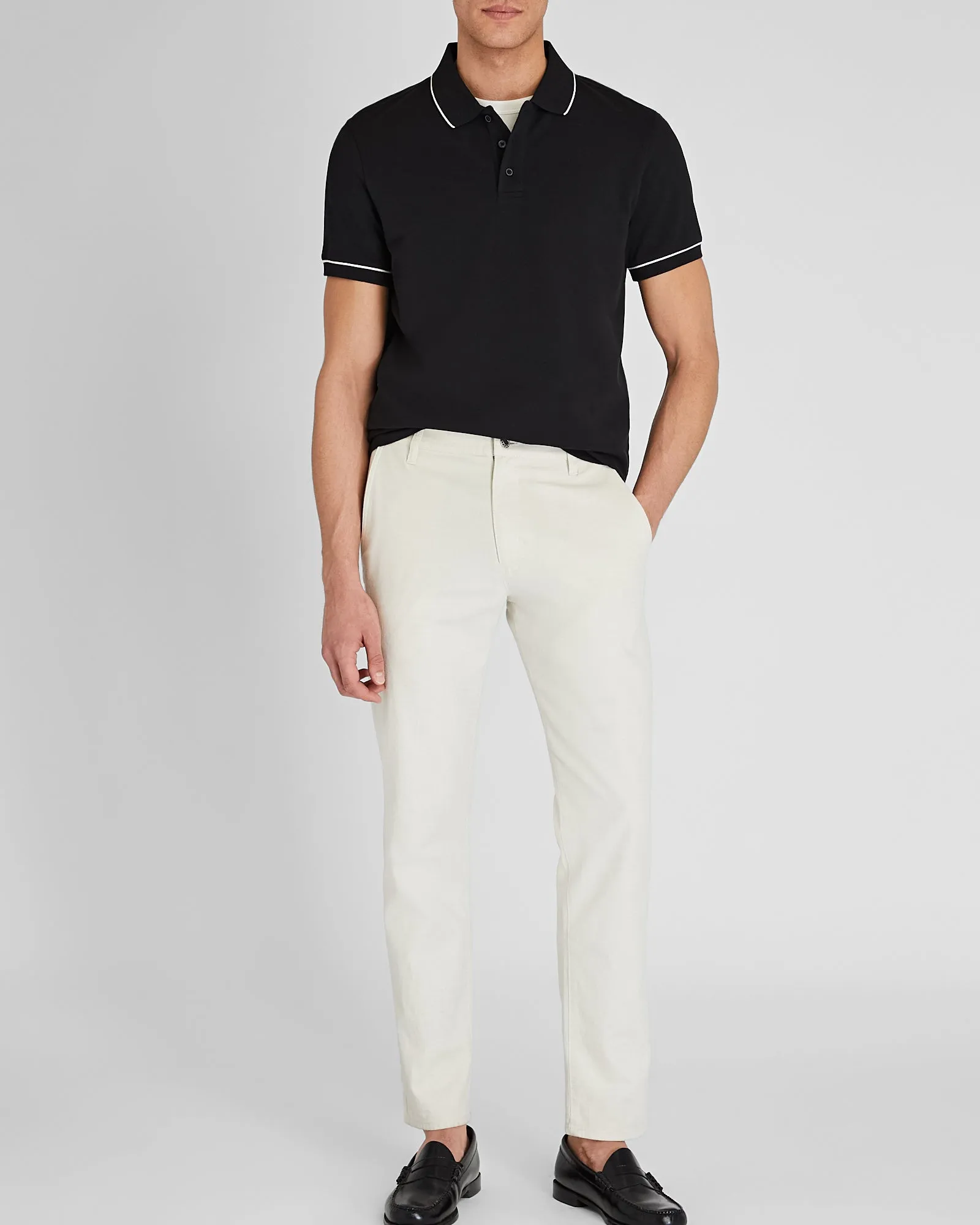 Tipped Piqué Polo sold by Club Monaco product image thumbnail 4