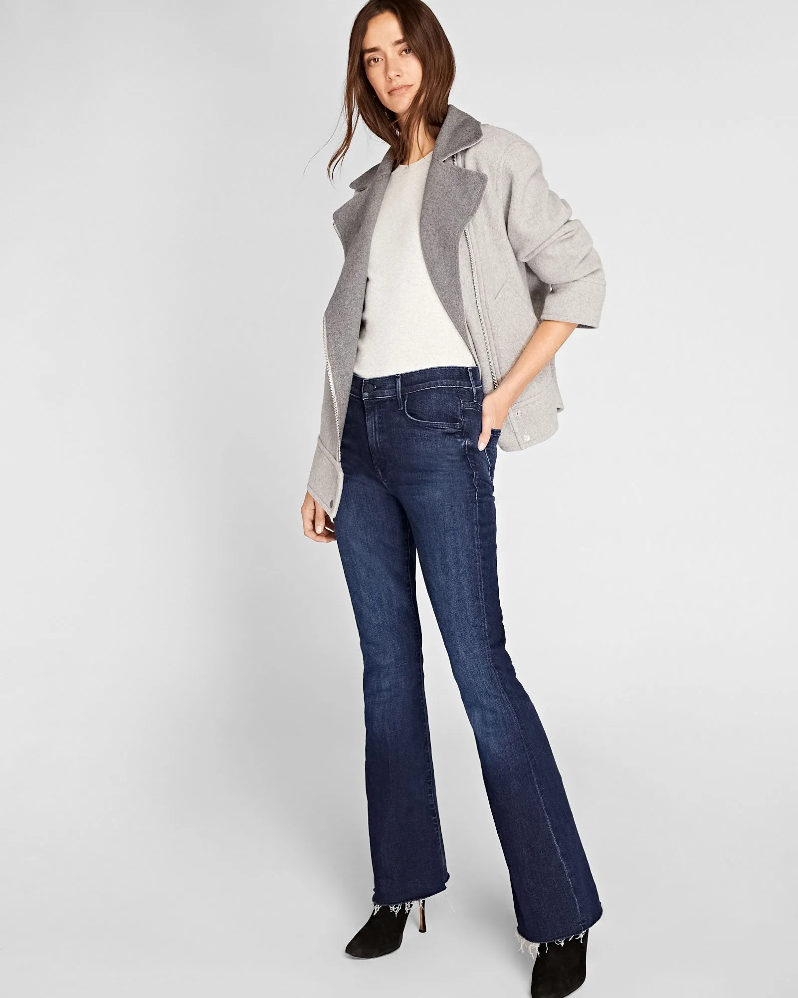 MOTHER The Weekender Fray Jeans sold by Club Monaco