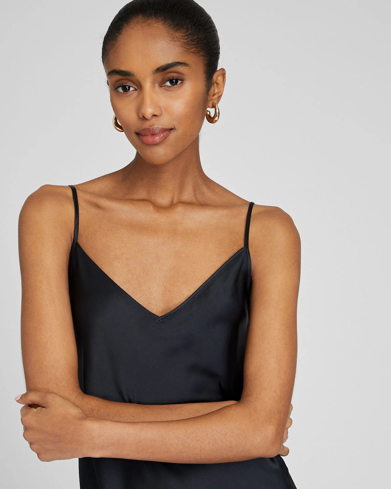 Silk Charmeuse Midi Slip Dress sold by Club Monaco product image thumbnail 3