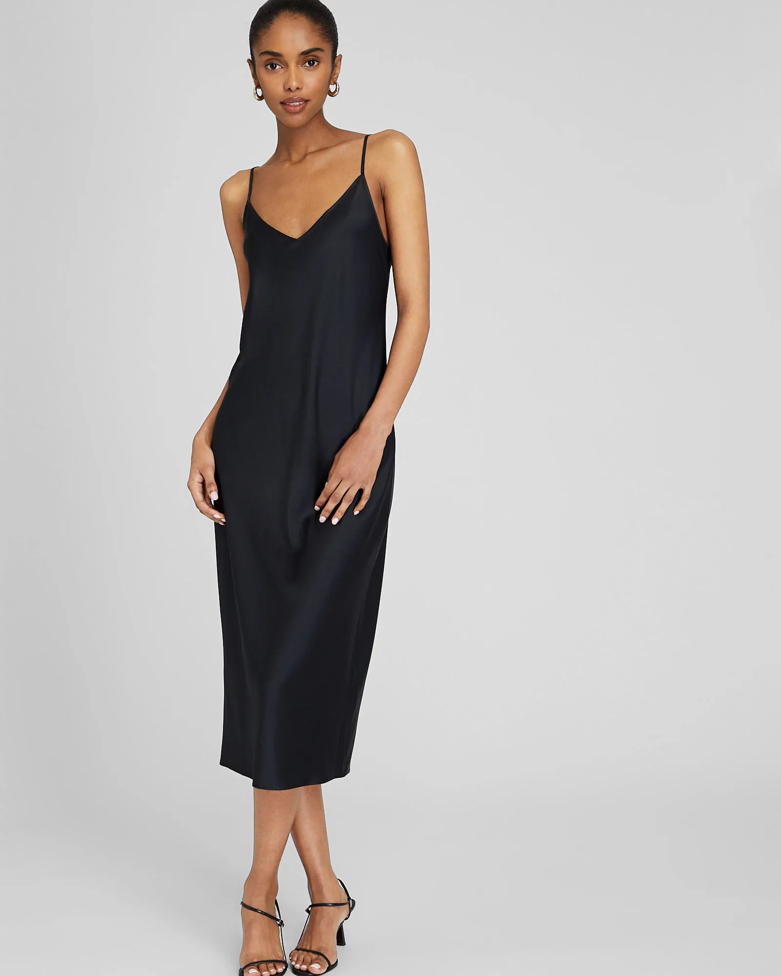 Silk Charmeuse Midi Slip Dress sold by Club Monaco product image thumbnail 4