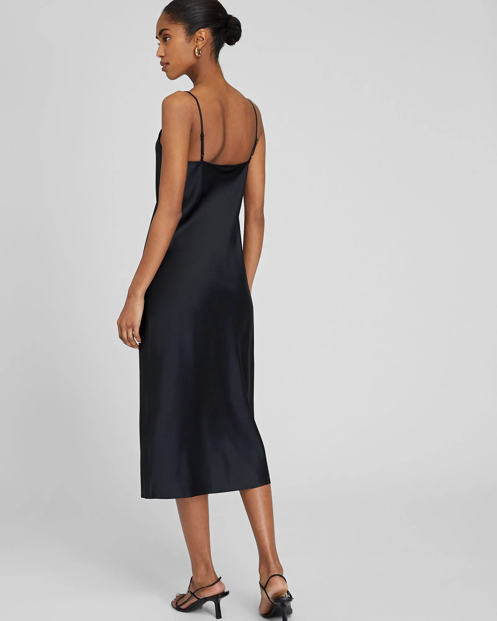 Silk Charmeuse Midi Slip Dress sold by Club Monaco product image thumbnail 2