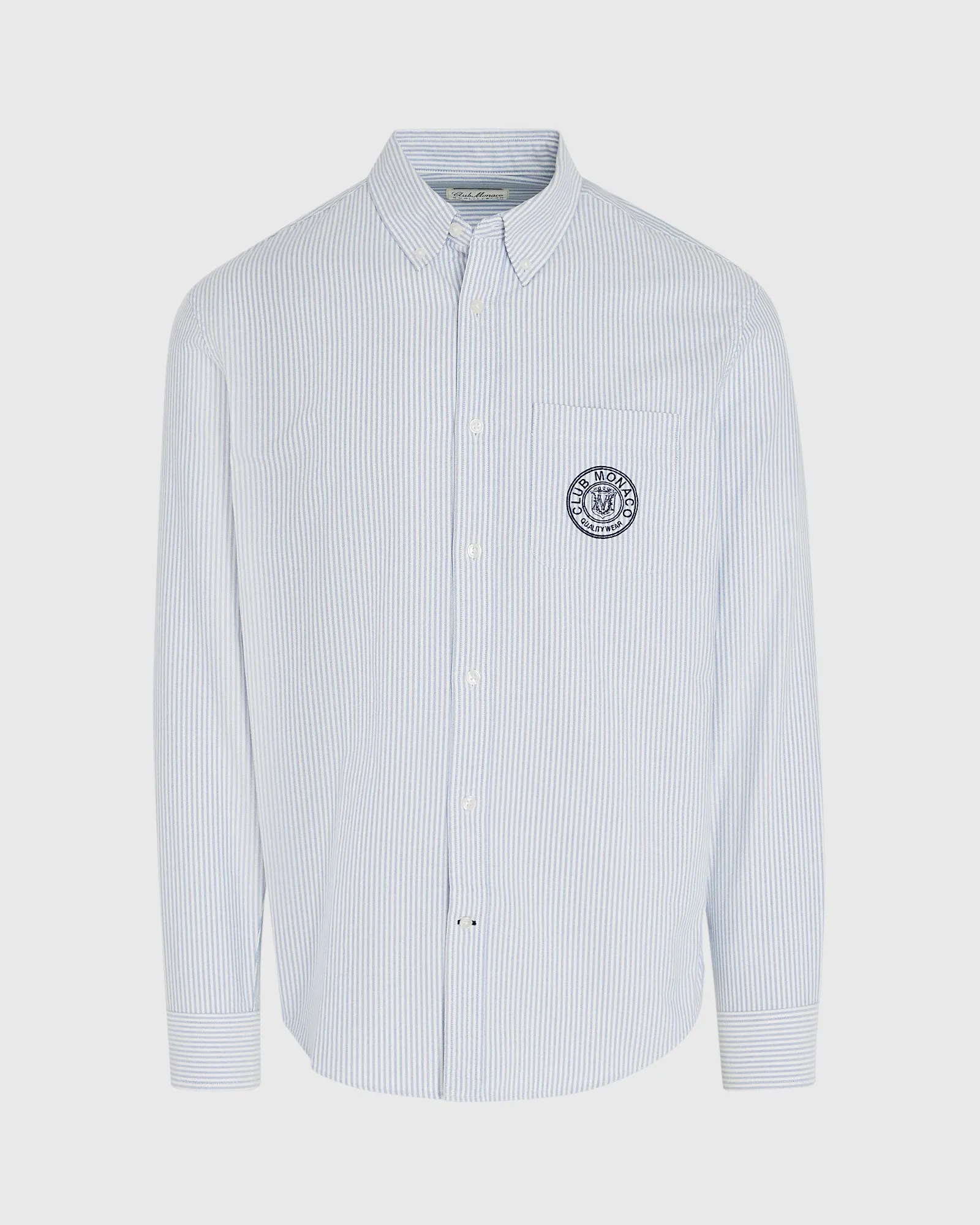 Striped Crest Oxford Shirt sold by Club Monaco product image thumbnail 3