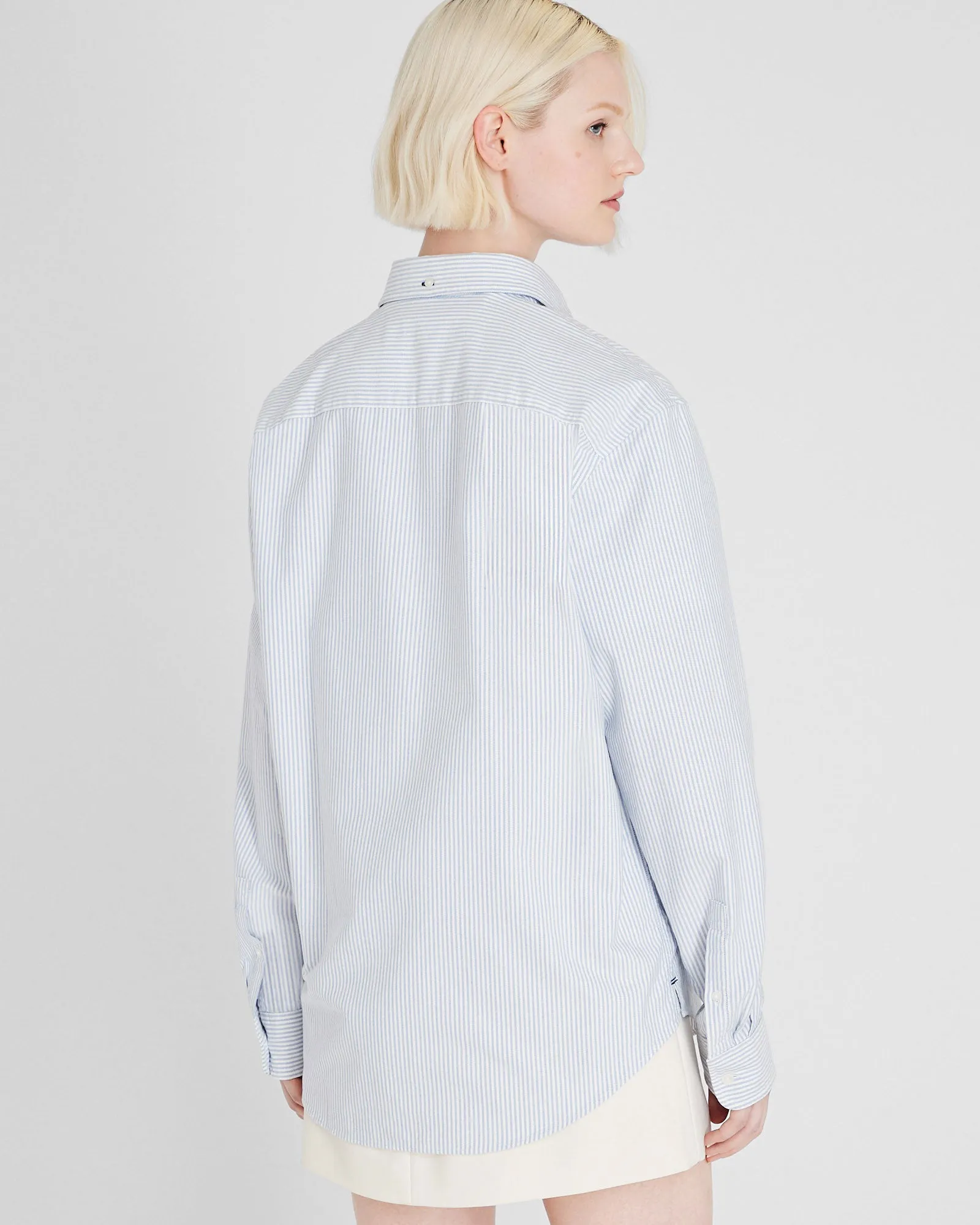 Striped Crest Oxford Shirt sold by Club Monaco product image thumbnail 4