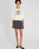 Cropped Crest Crewneck sold by Club Monaco