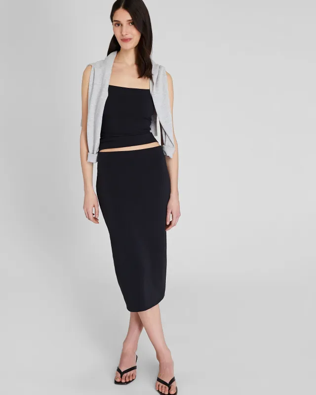 Contour Midi Tube Skirt sold by Club Monaco