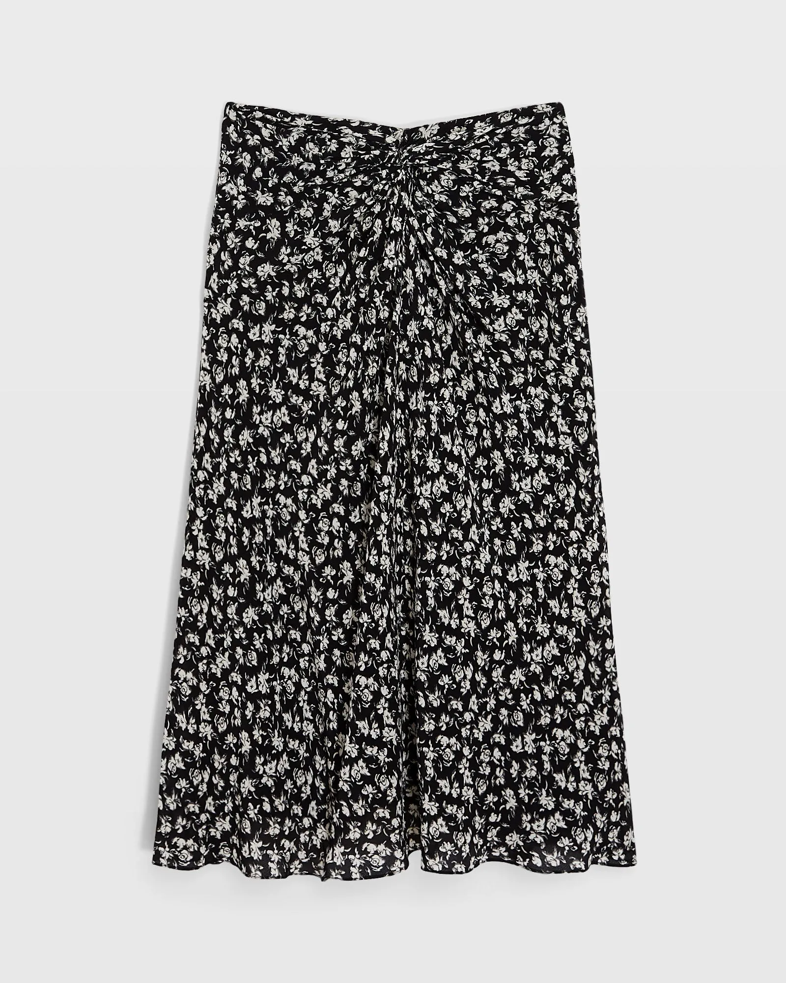 Printed Twist-Front Midi Skirt sold by Club Monaco product image thumbnail 5