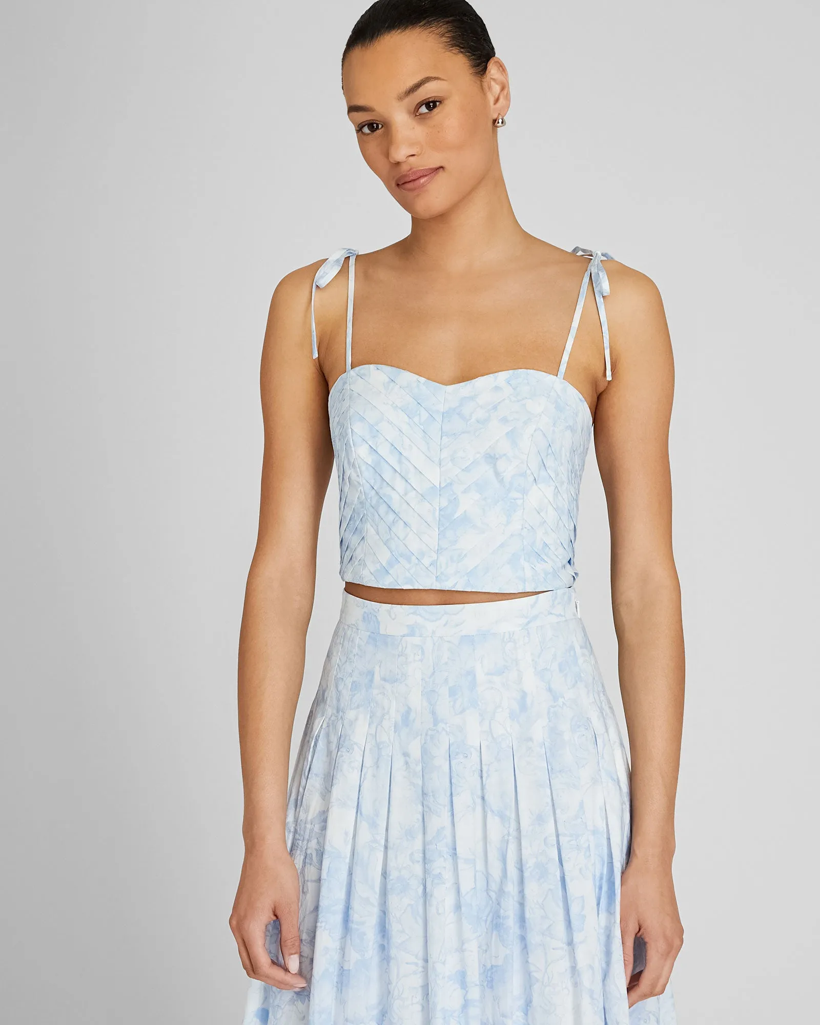 Pleat Detail Bandeau Top sold by Club Monaco