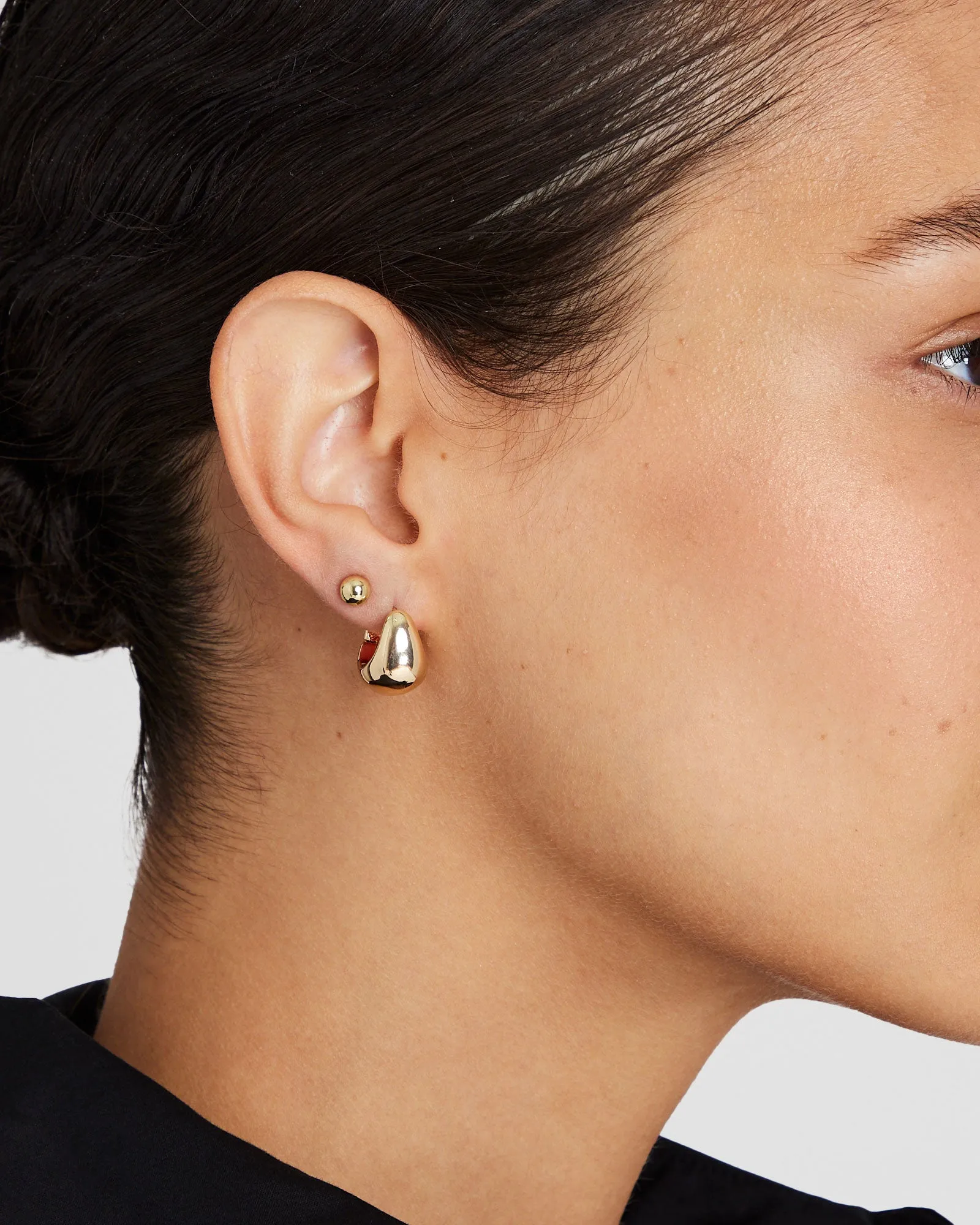 Tapered Hoop Earring Set sold by Club Monaco product image thumbnail 3