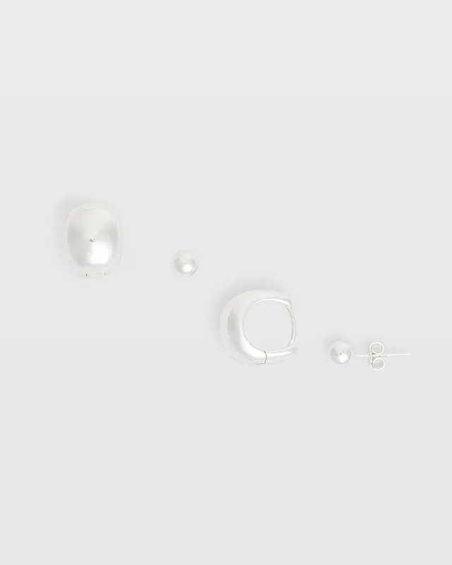 Tapered Hoop Earring Set sold by Club Monaco