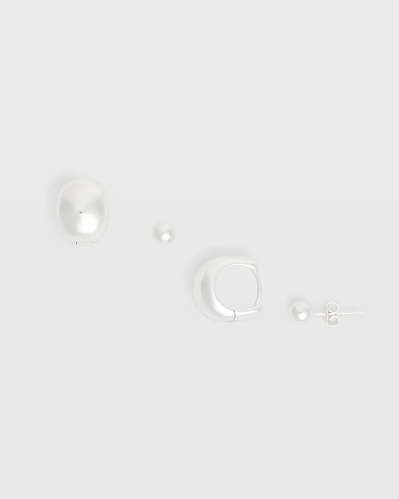 Tapered Hoop Earring Set sold by Club Monaco product image thumbnail 2