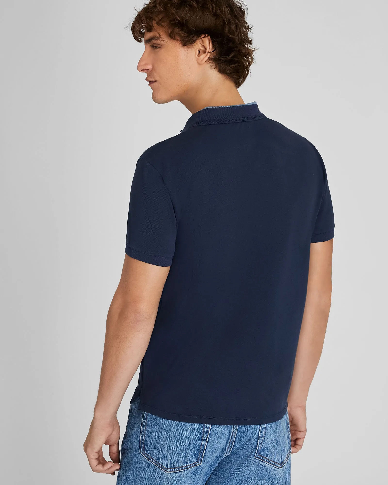 Blocked Collar Polo sold by Club Monaco product image thumbnail 2