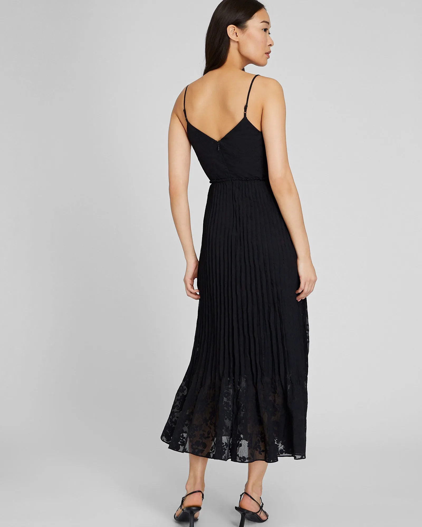 Crinkle Pleat Midi Dress sold by Club Monaco product image thumbnail 2