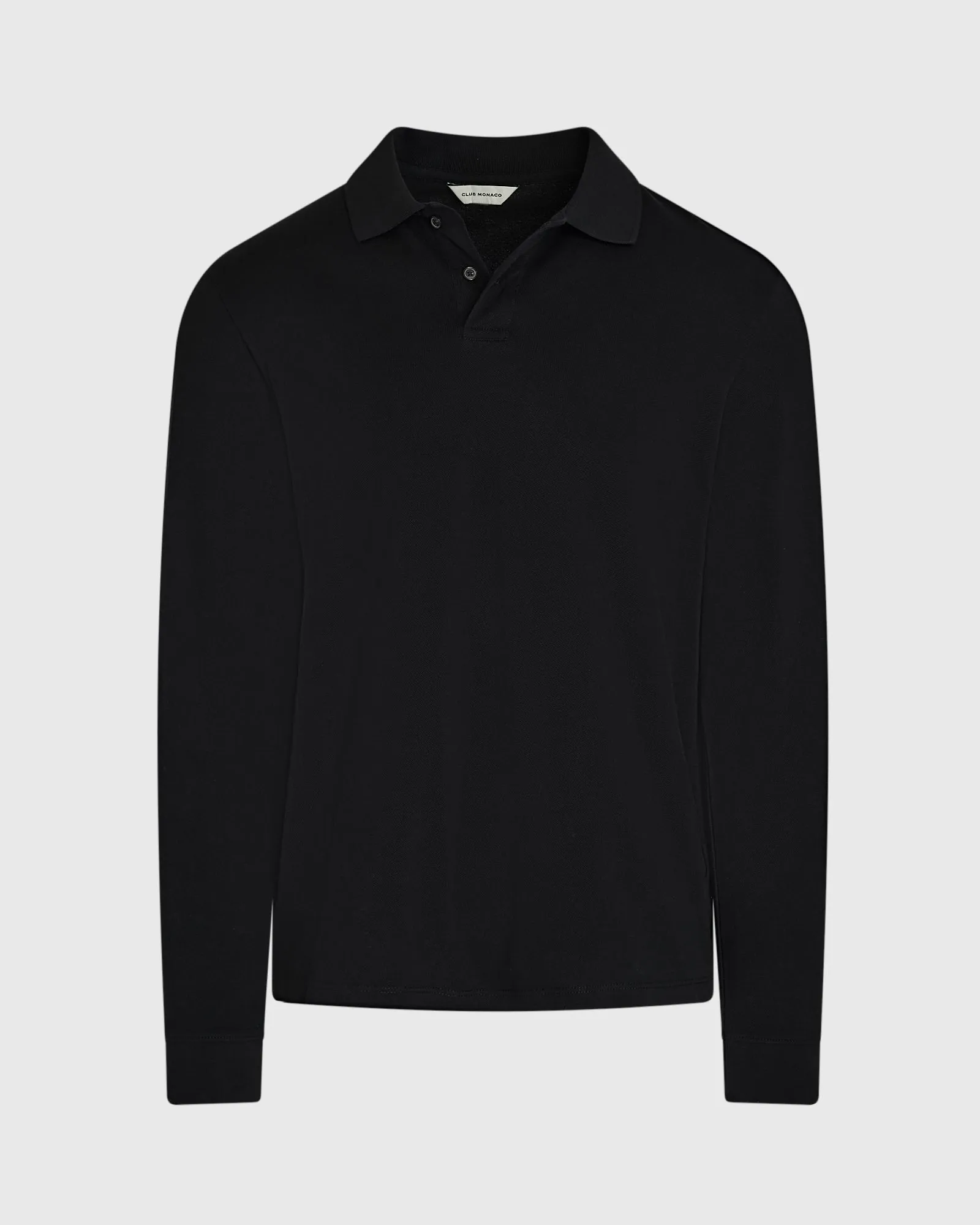 Long Sleeve Clean Pique Polo sold by Club Monaco product image thumbnail 5