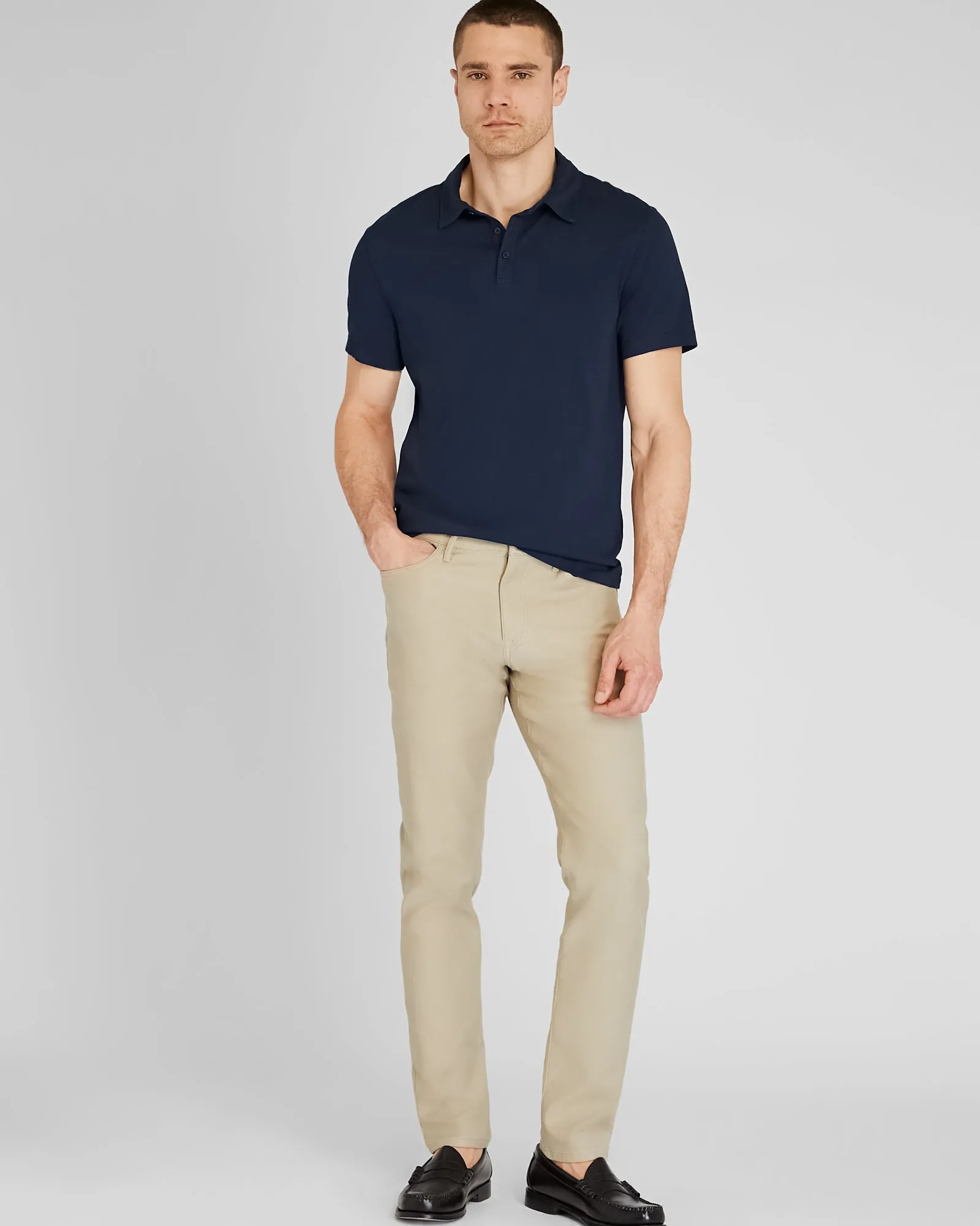 Lightweight Washed Polo sold by Club Monaco product image thumbnail 4