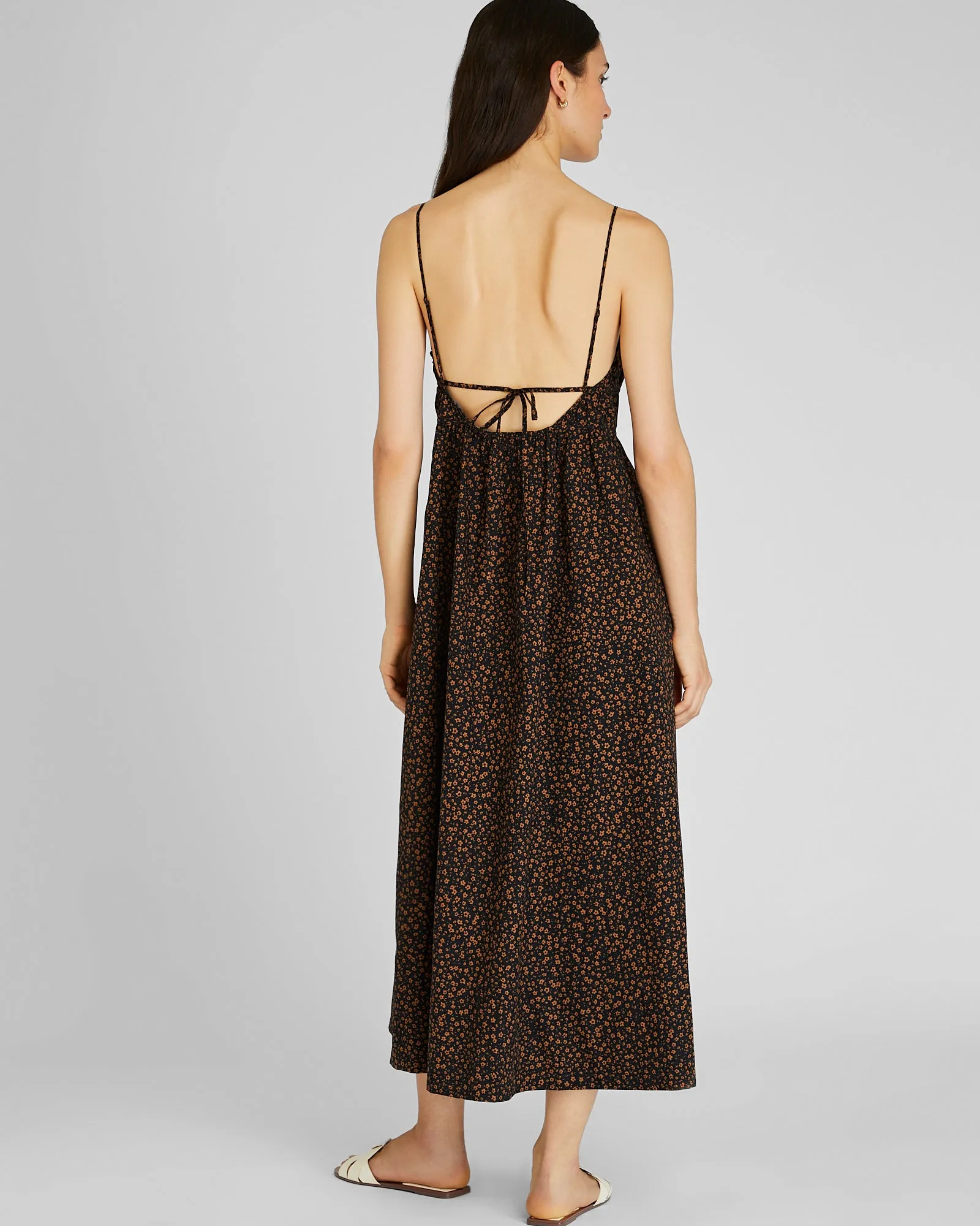 Scoop Back Shirred Dress sold by Club Monaco product image thumbnail 3