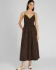 Scoop Back Shirred Dress sold by Club Monaco