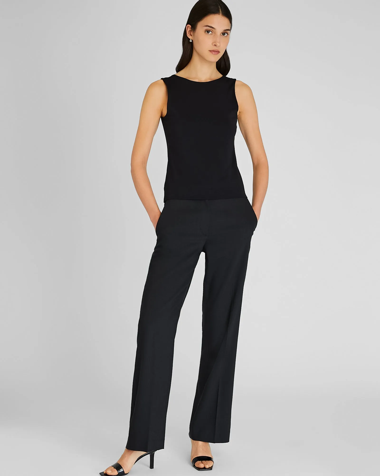 Straight Fit Linen Trouser sold by Club Monaco
