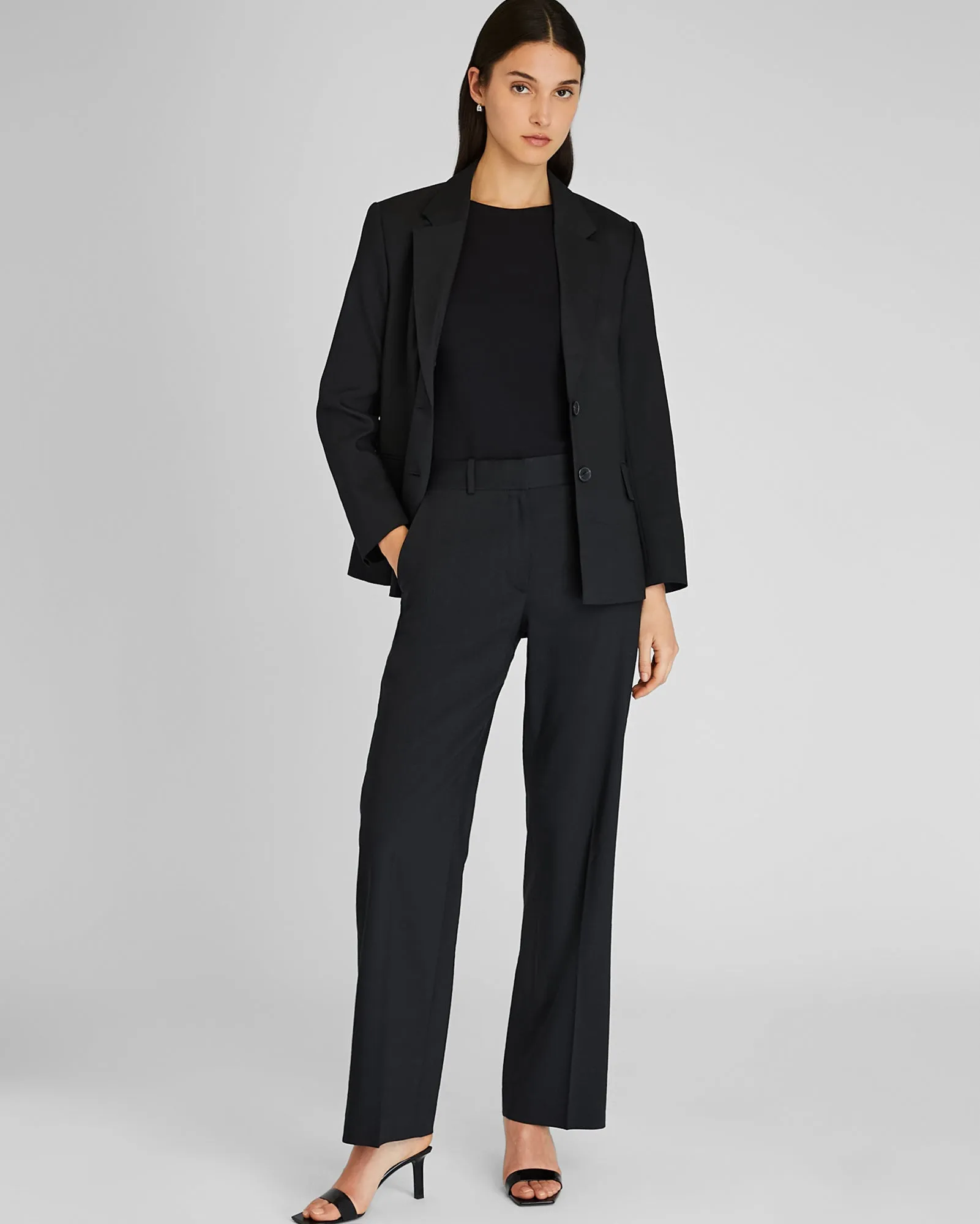 Straight Fit Linen Trouser sold by Club Monaco product image thumbnail 4