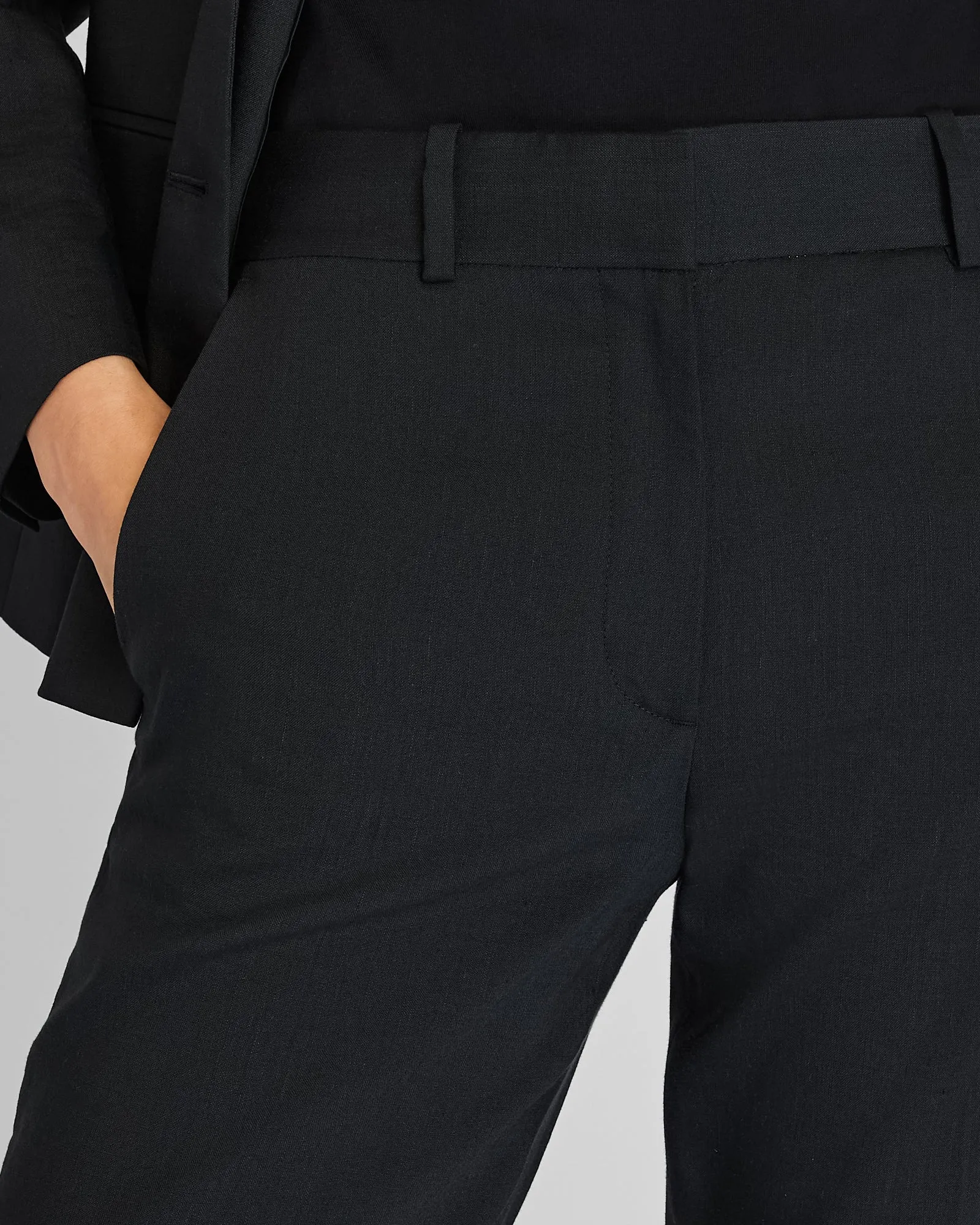 Straight Fit Linen Trouser sold by Club Monaco product image thumbnail 2