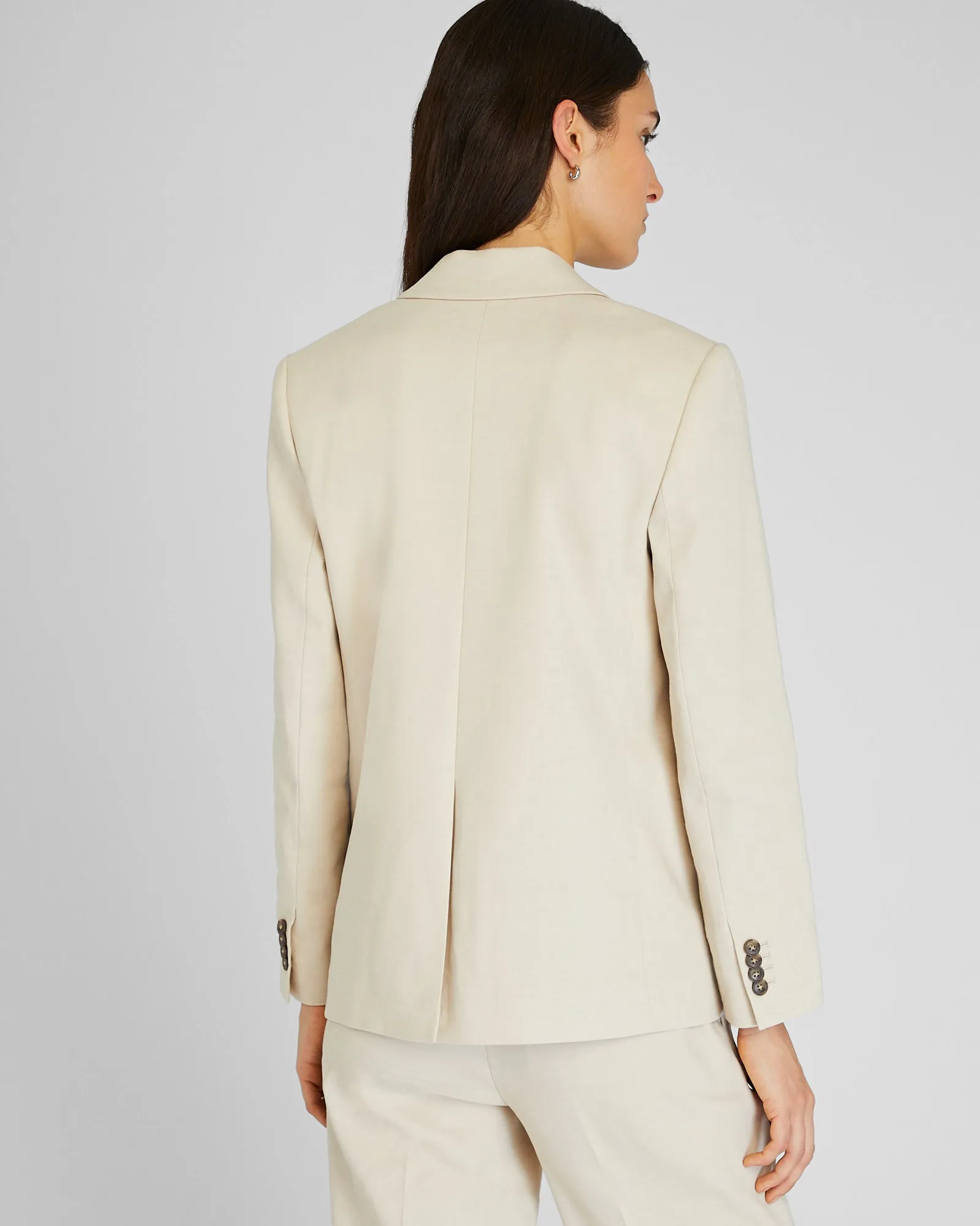 Relaxed Single-Breasted Linen Blazer sold by Club Monaco product image thumbnail 3