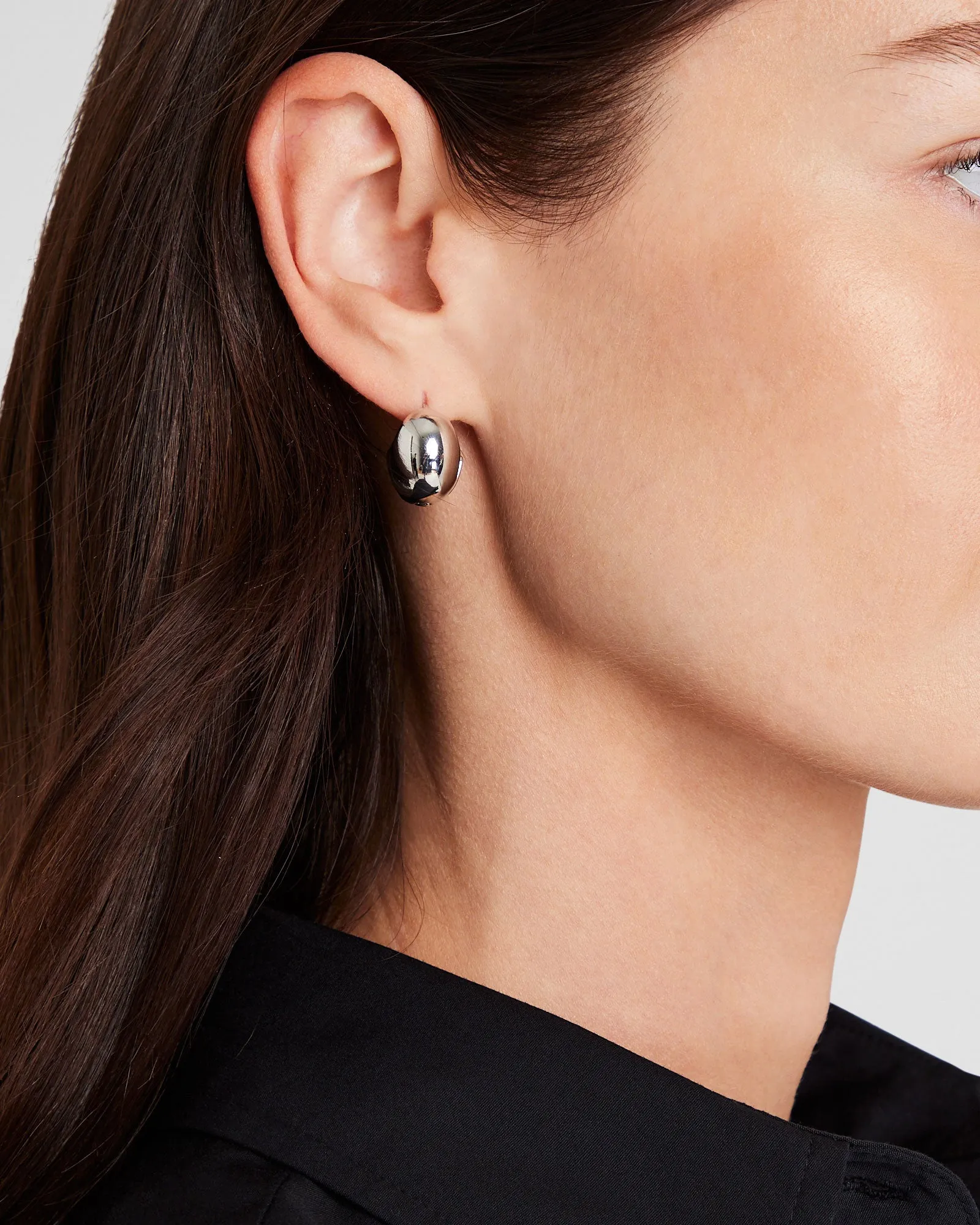 Round Hoop Earrings sold by Club Monaco product image thumbnail 3