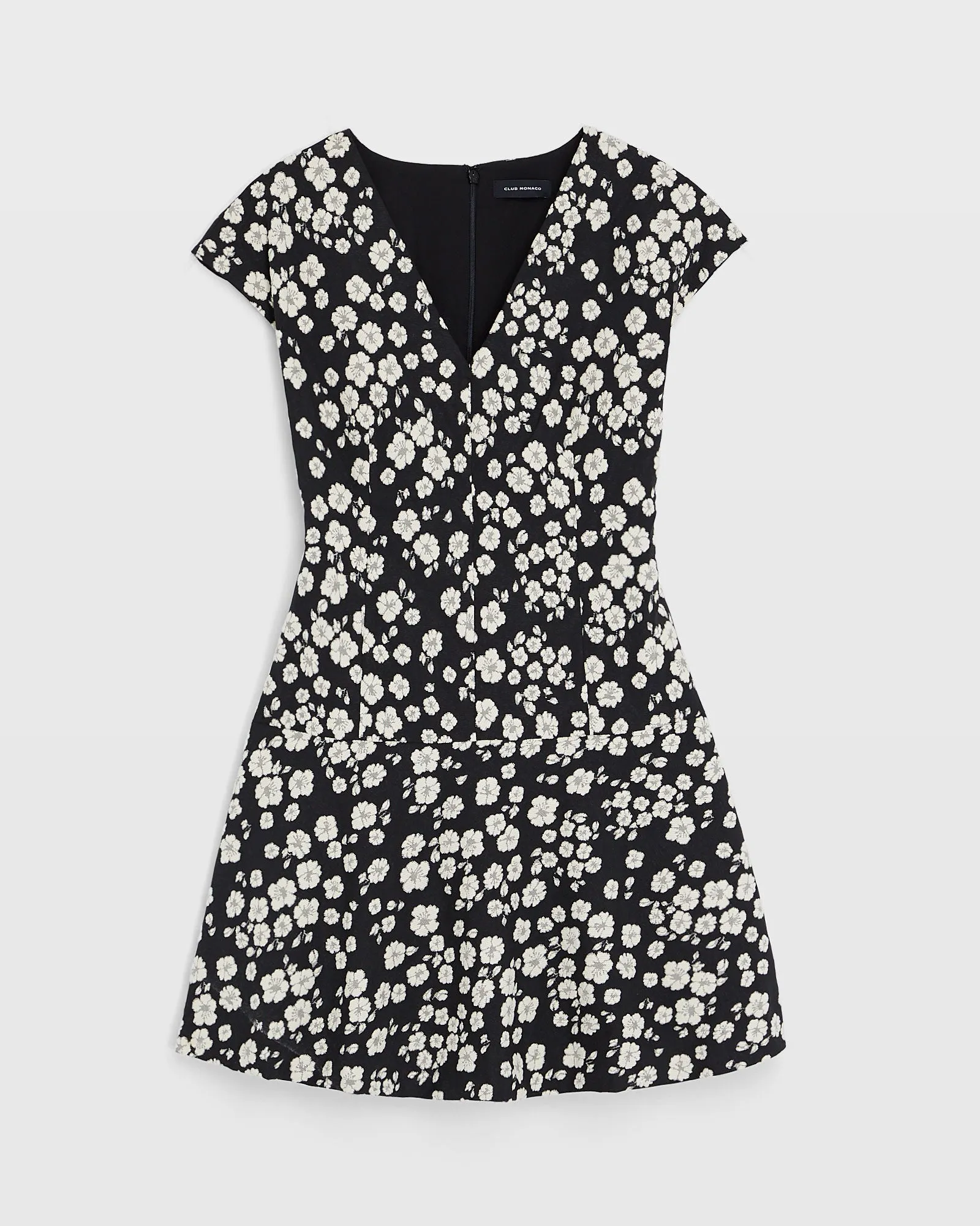Fit & Flare Jacquard Mini Dress sold by Club Monaco product image thumbnail 5