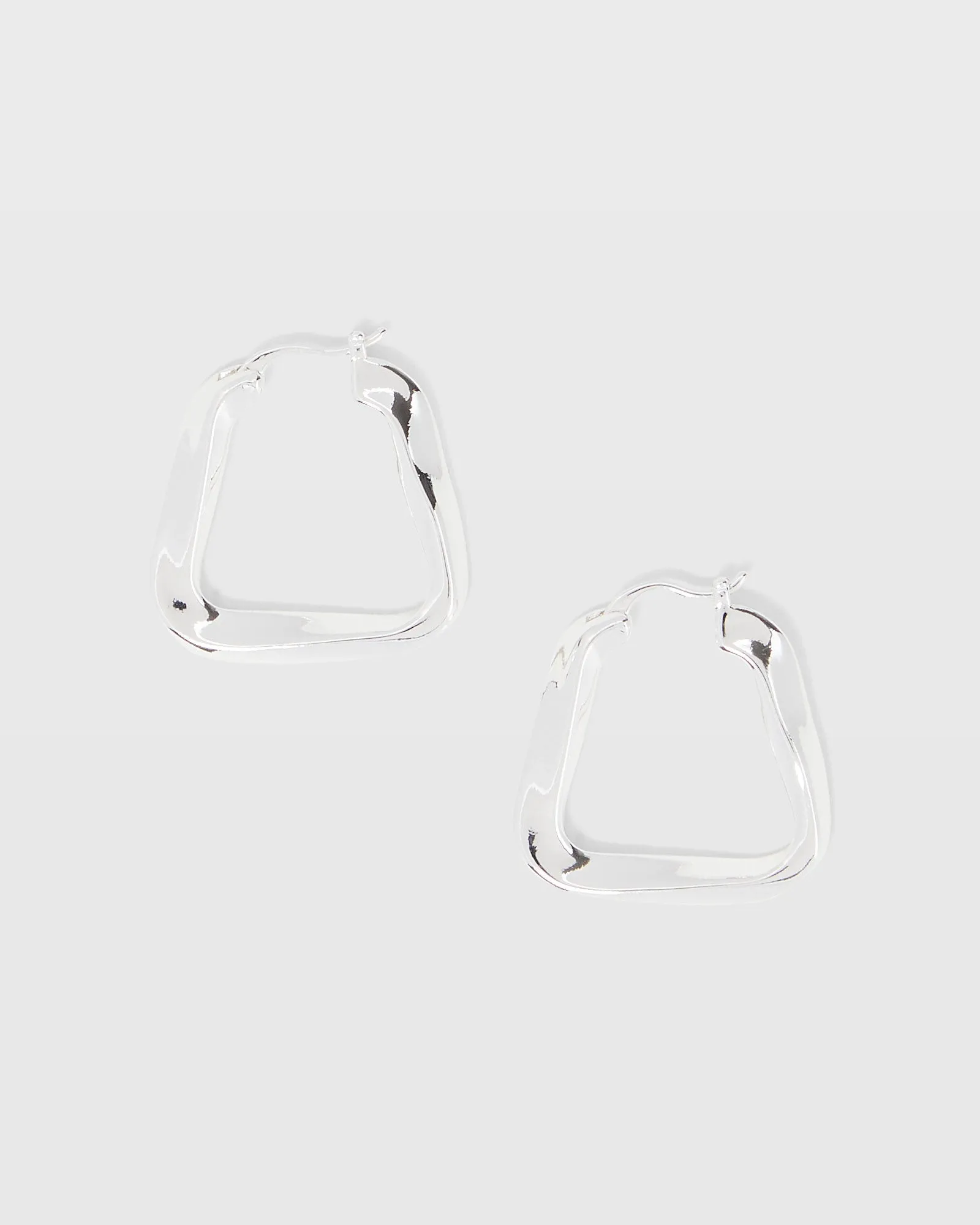 Twisted Triangle Hoops sold by Club Monaco