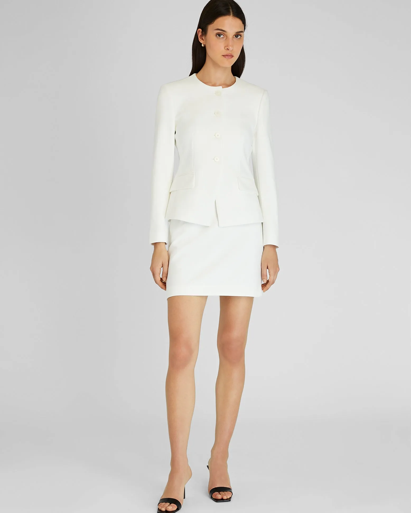 Crewneck Cutaway Blazer sold by Club Monaco product image thumbnail 4