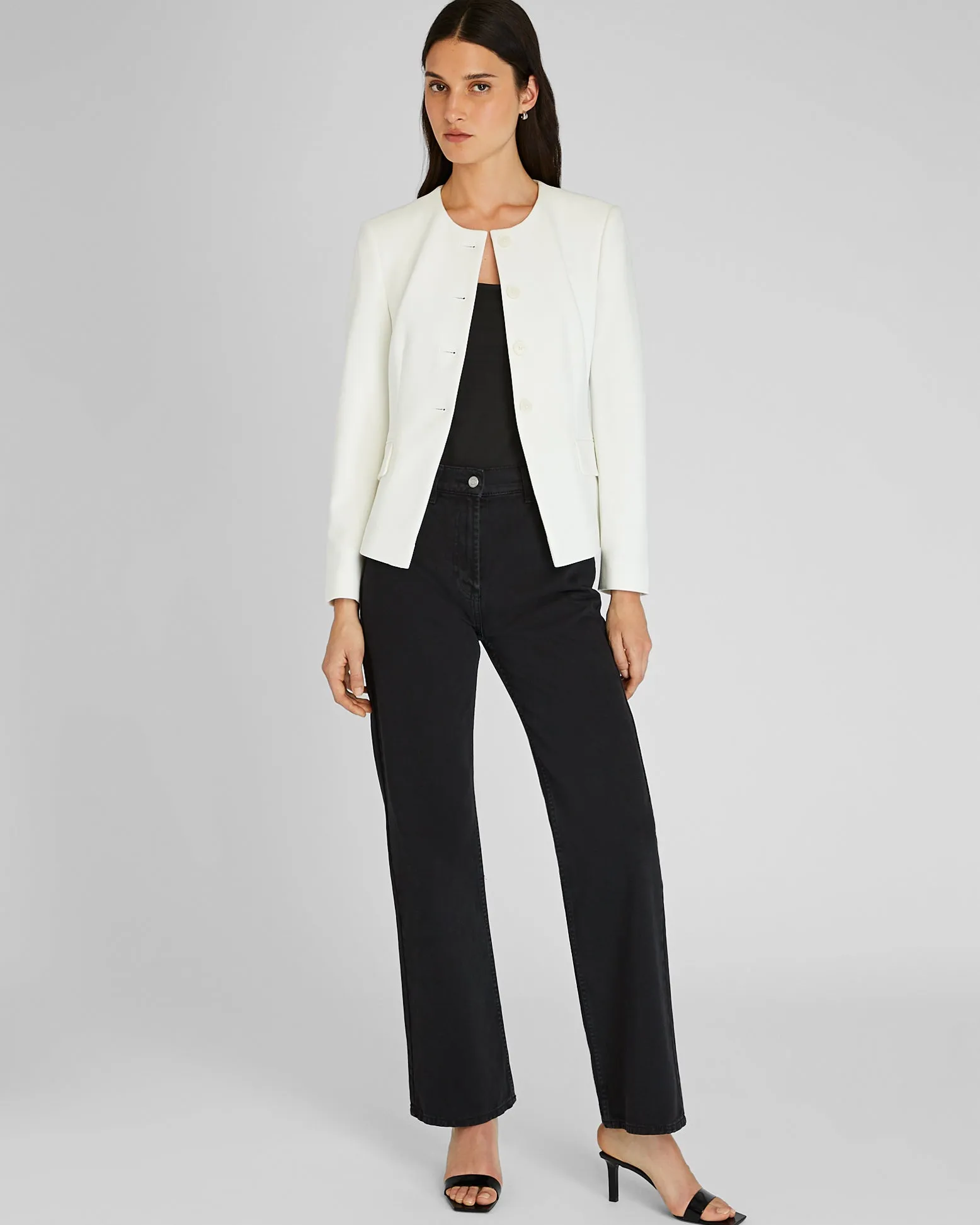 Crewneck Cutaway Blazer sold by Club Monaco product image thumbnail 5