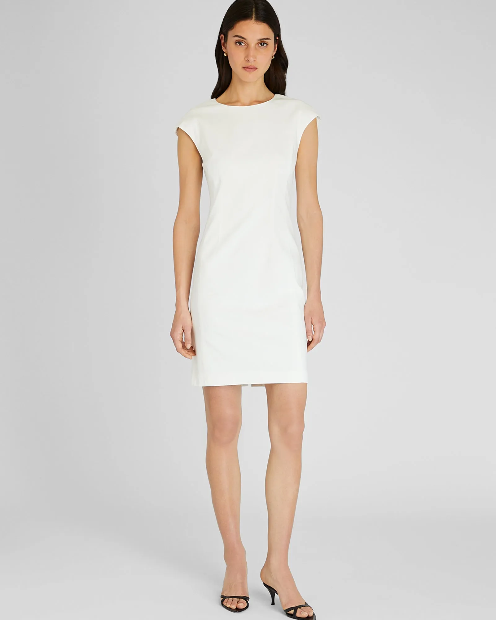 Darted Cap Sleeve Dress sold by Club Monaco