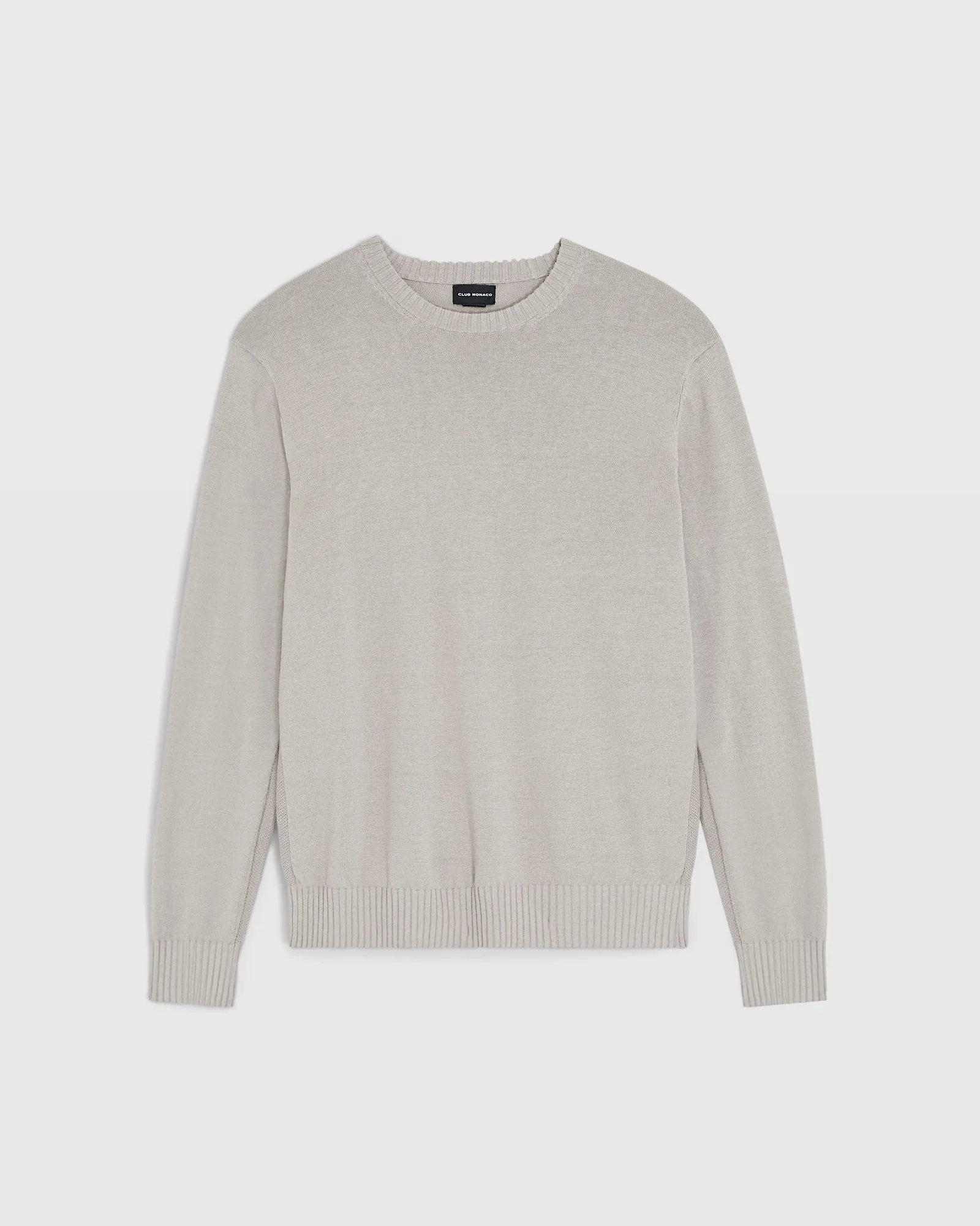 Linen Blend Long-Sleeve Crewneck sold by Club Monaco product image thumbnail 5