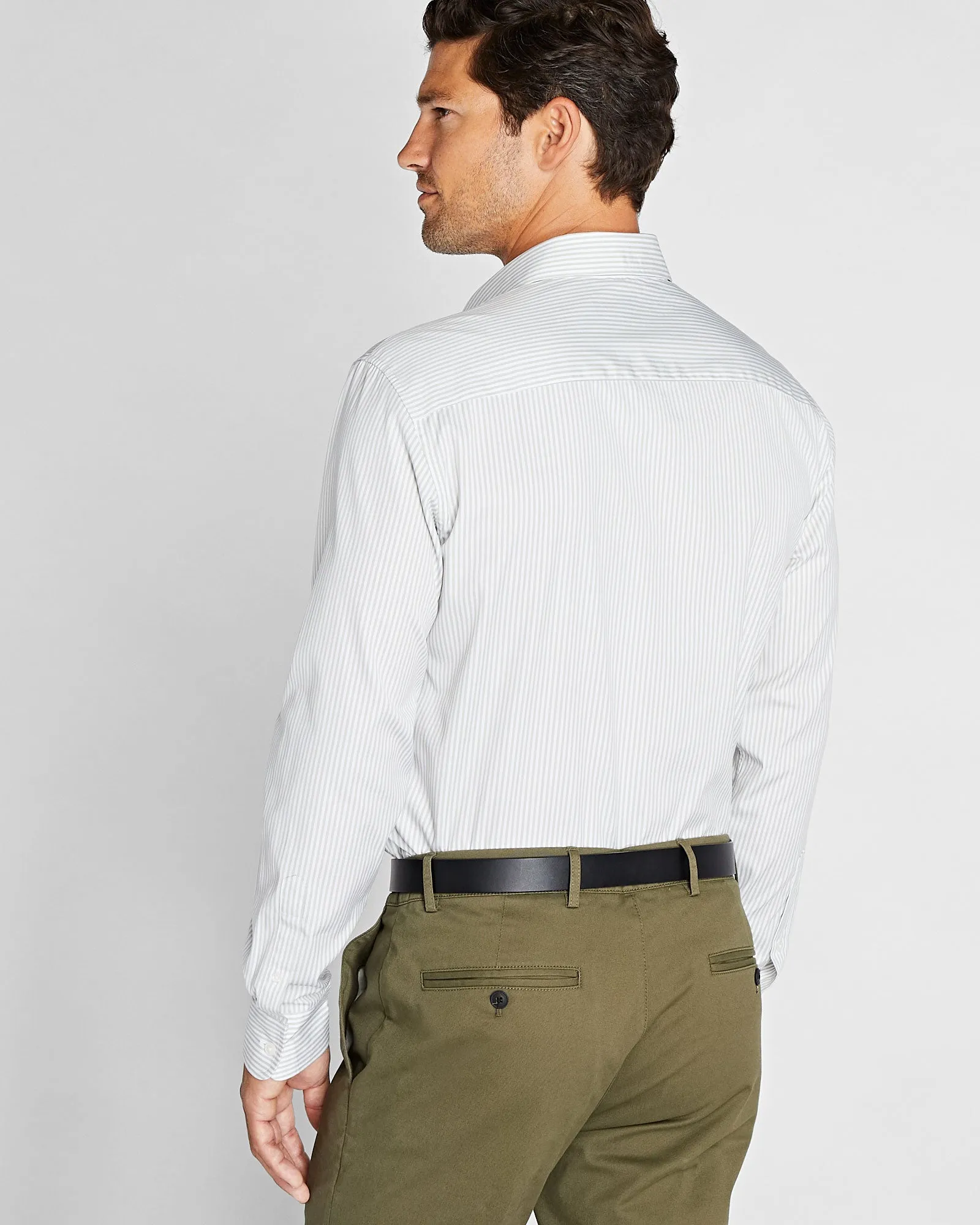 Stripe Poplin Dress Shirt sold by Club Monaco product image thumbnail 4