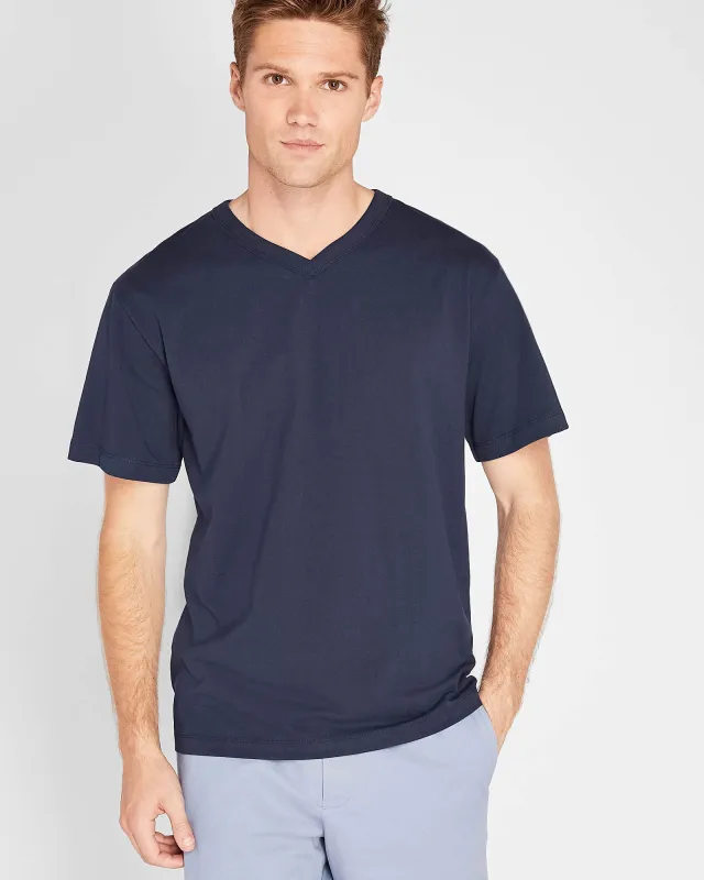 Relaxed V-Neck Tee sold by Club Monaco