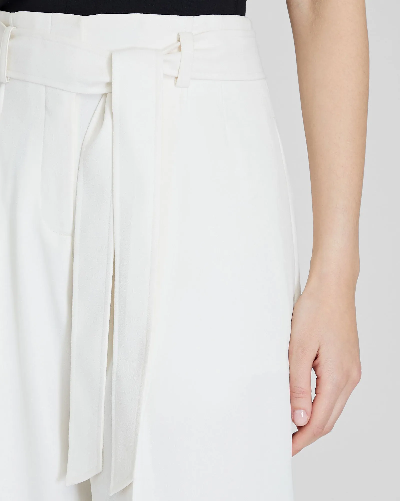 Crepe Tie Waist Culotte sold by Club Monaco product image thumbnail 3