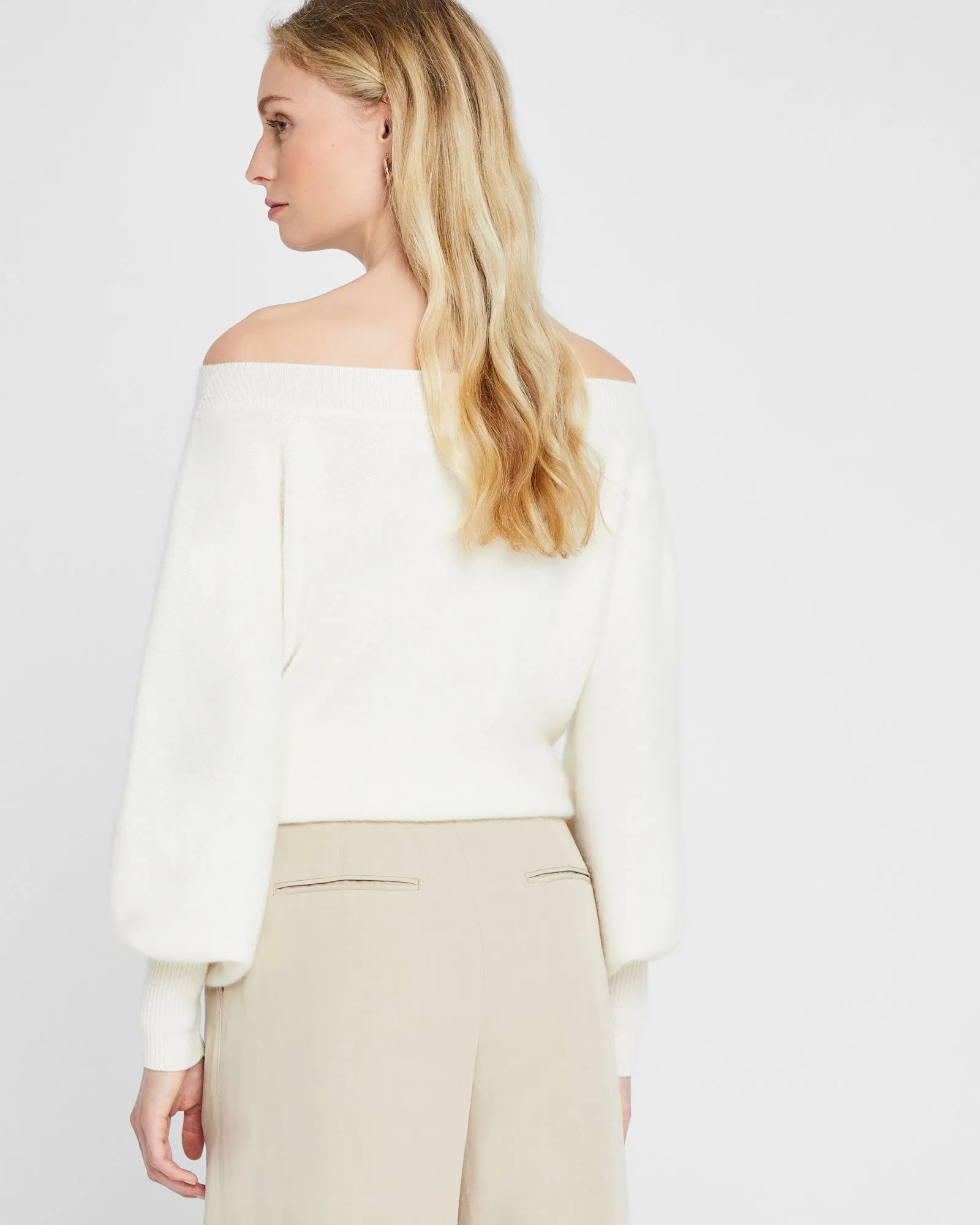Off-The-Shoulder Cashmere Sweater sold by Club Monaco product image thumbnail 2
