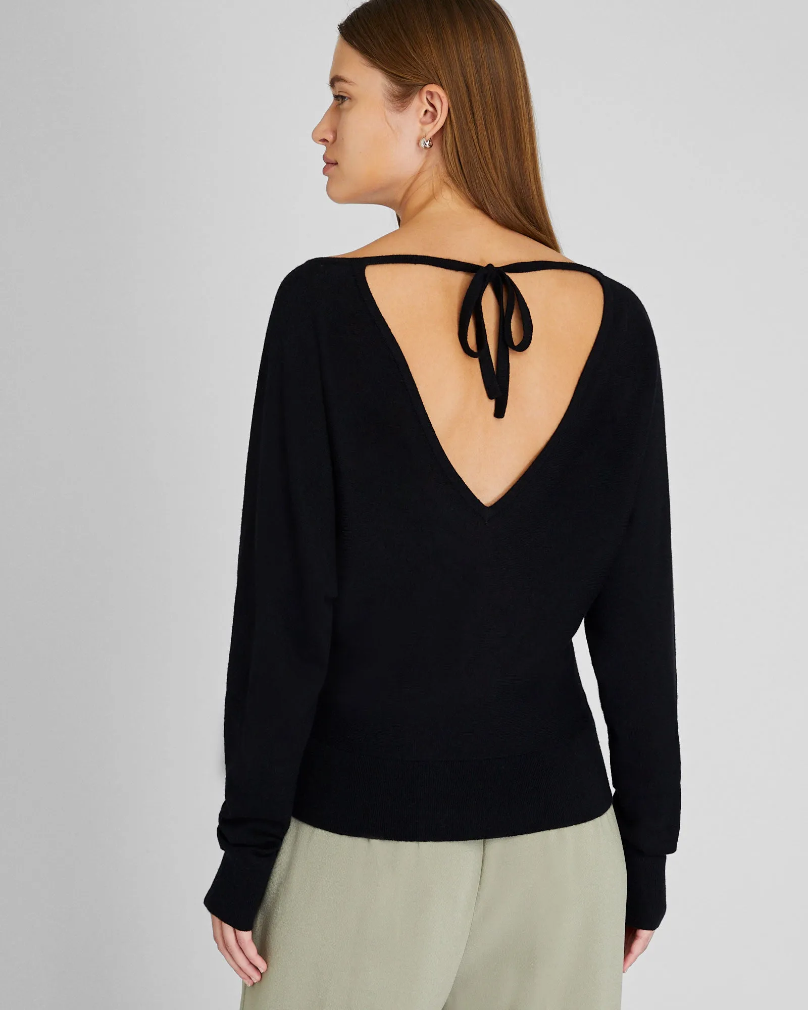 V-Neck Cashmere Dolman Sweater sold by Club Monaco product image thumbnail 3
