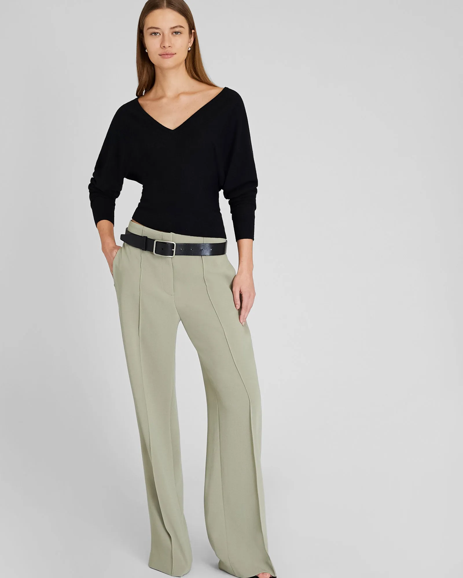 V-Neck Cashmere Dolman Sweater sold by Club Monaco product image thumbnail 2
