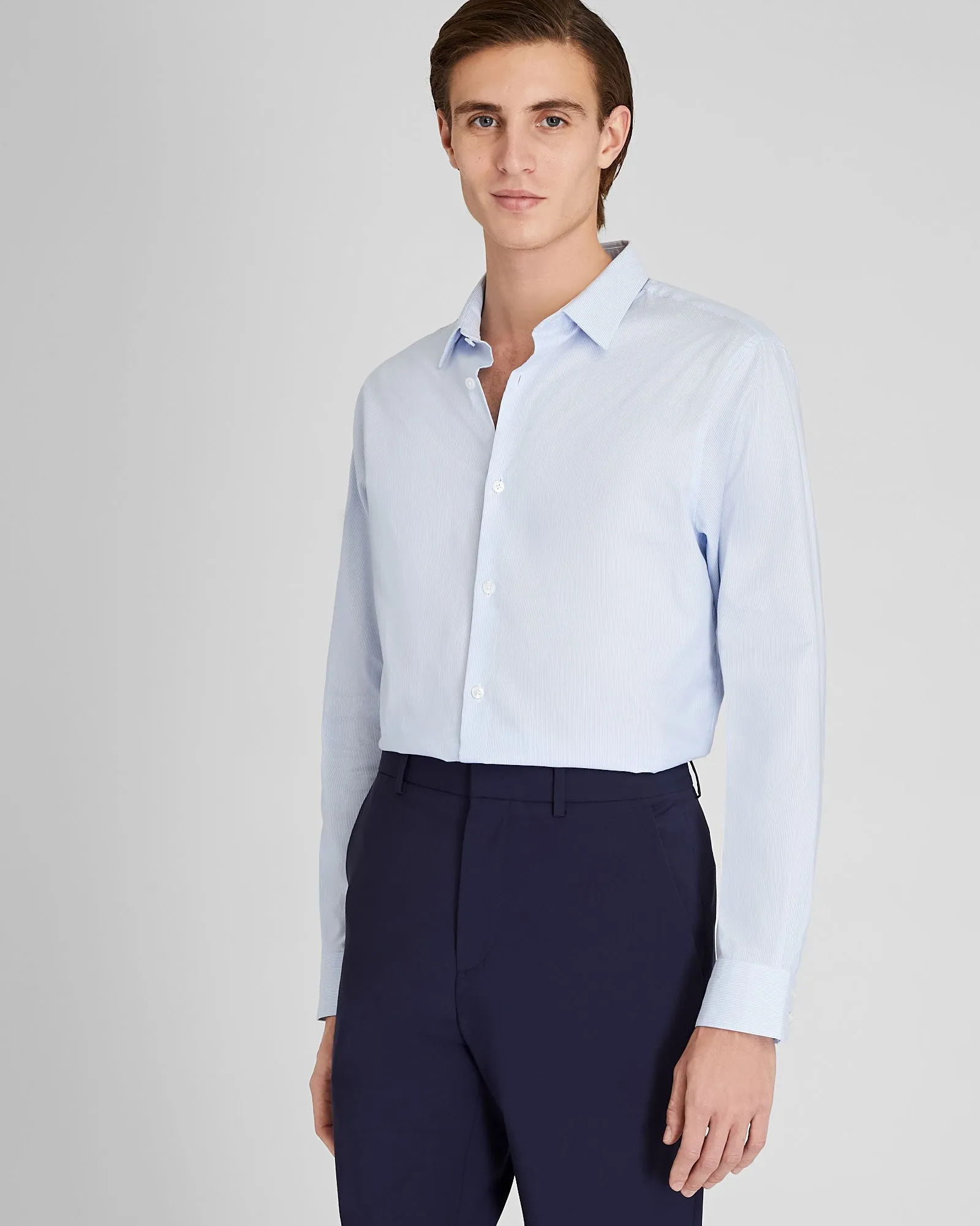 Albini Egyptian Cotton Stripe Dress Shirt sold by Club Monaco