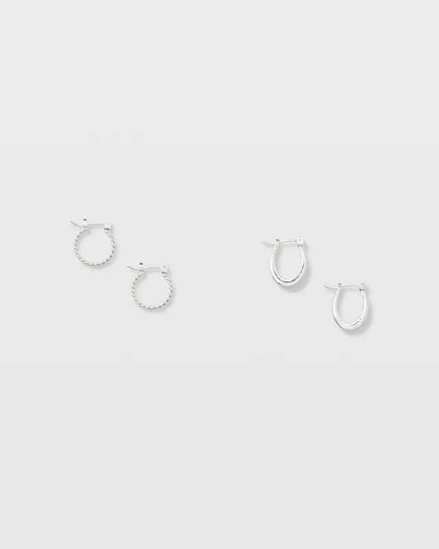 Mini Twist Hoop Set sold by Club Monaco