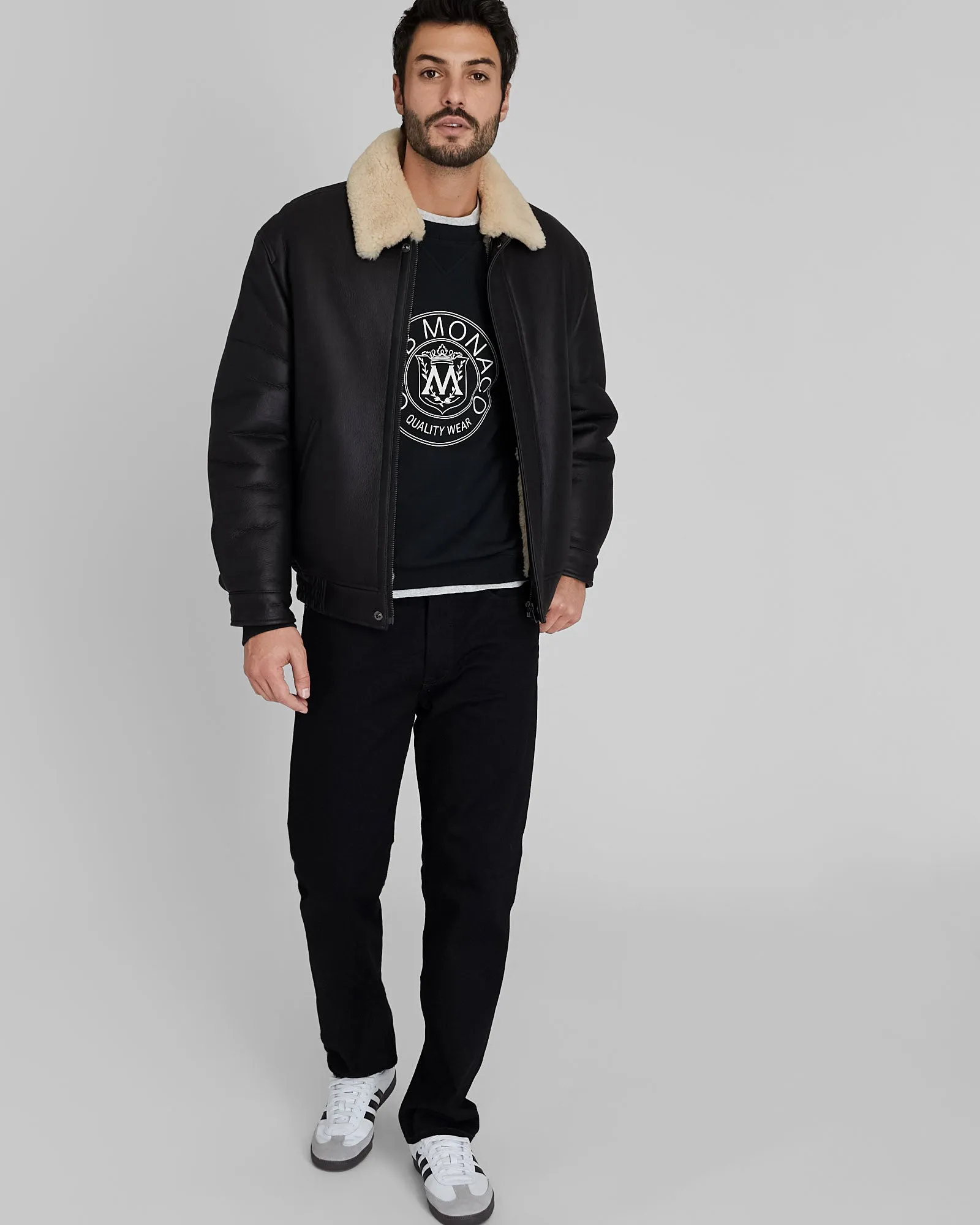 Crest Sweatshirt sold by Club Monaco product image thumbnail 5