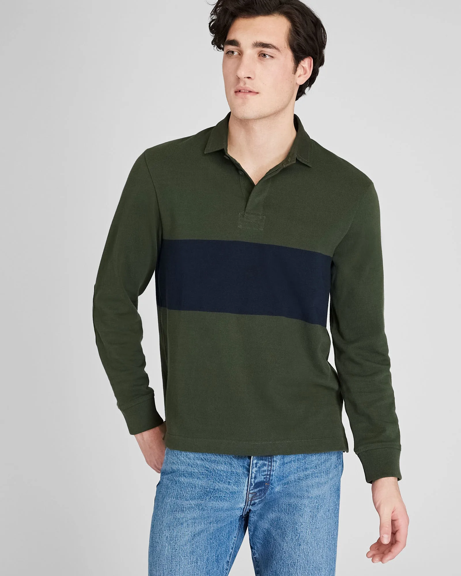 Striped Rugby Shirt sold by Club Monaco