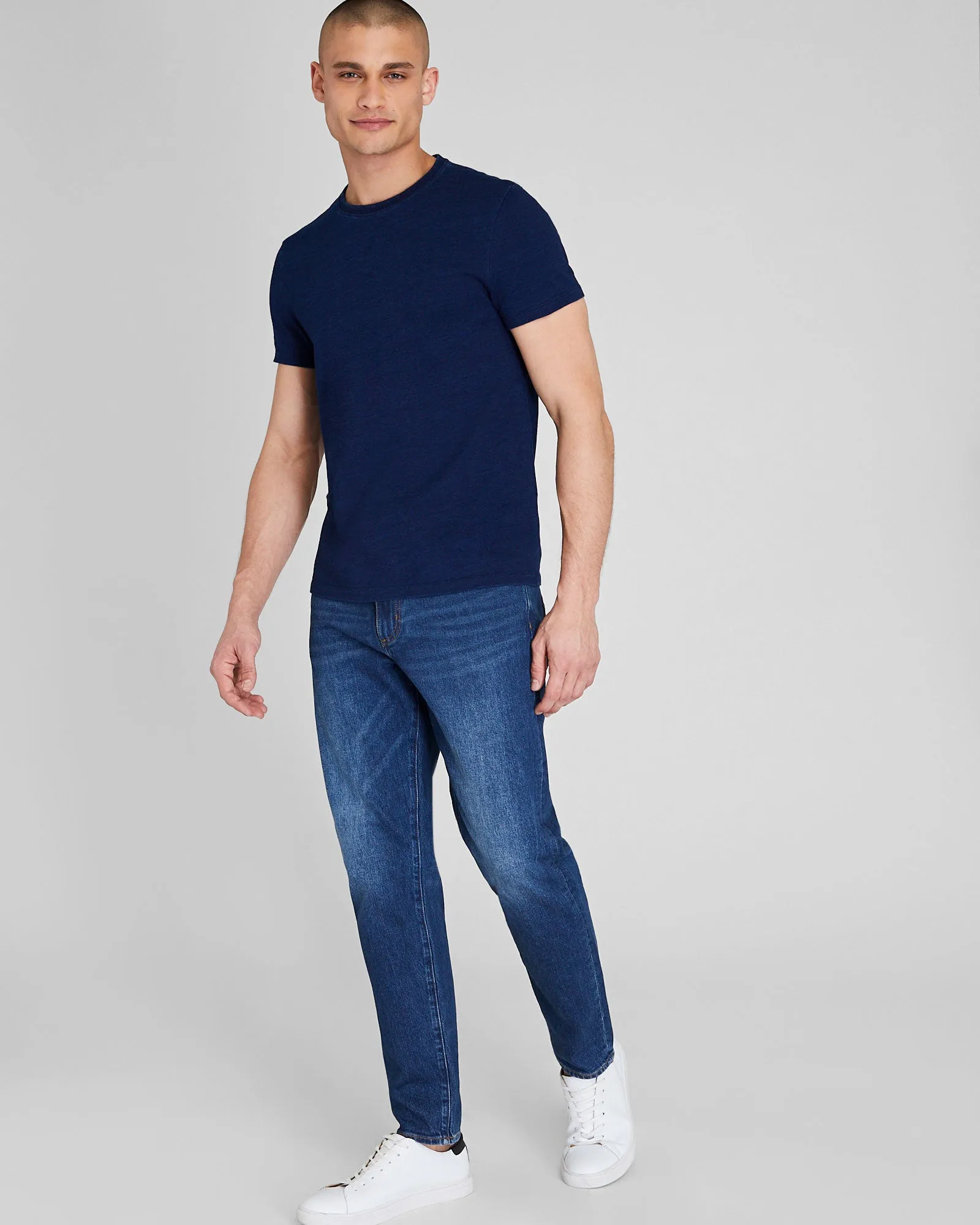 Short Sleeve Indigo Tee sold by Club Monaco product image thumbnail 2