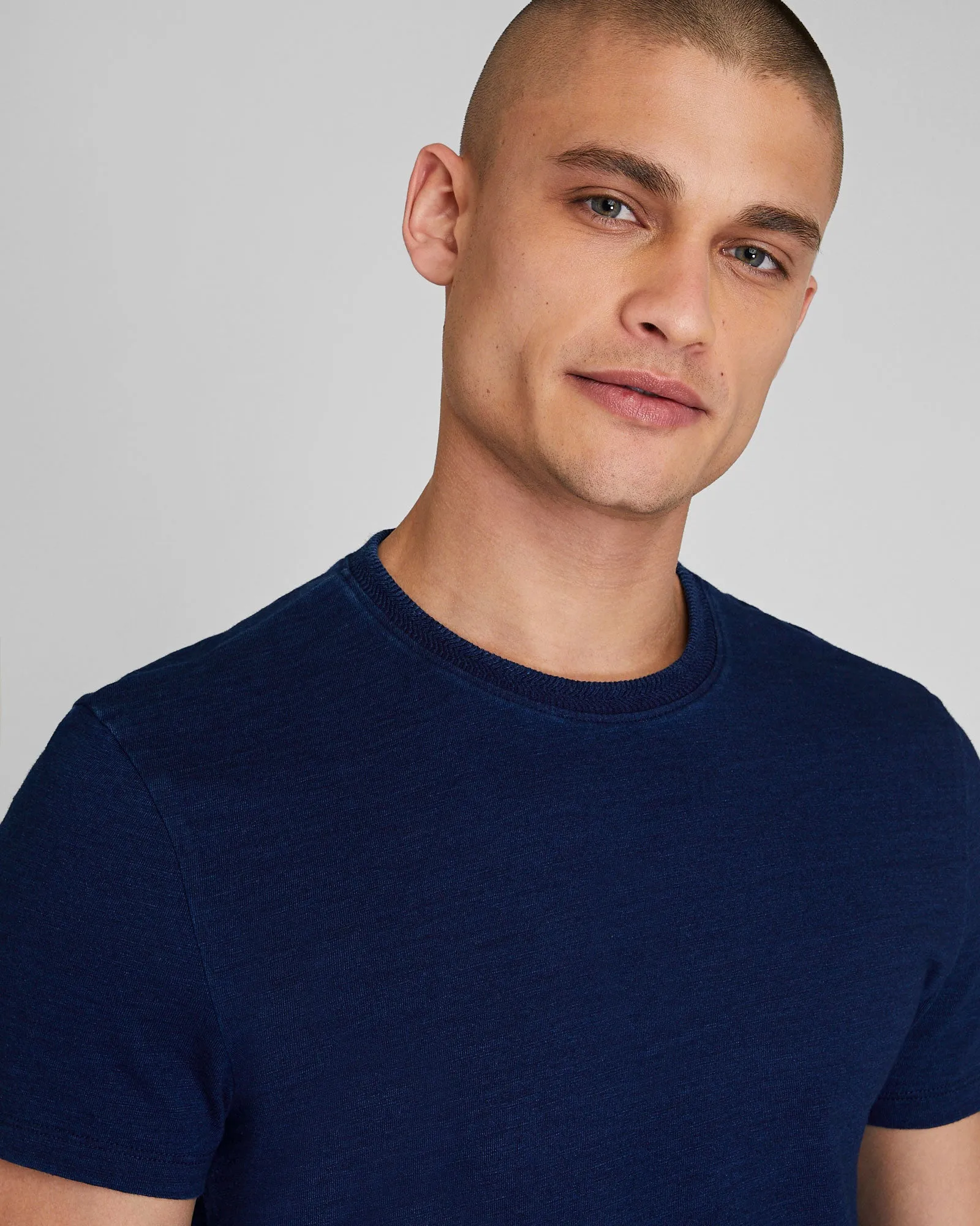 Short Sleeve Indigo Tee sold by Club Monaco product image thumbnail 4